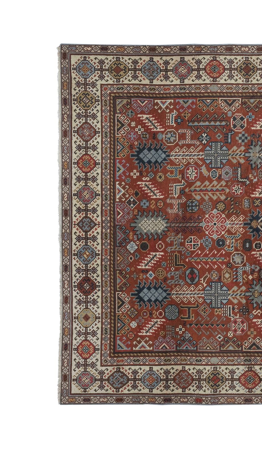 Caucasian Rug With Mid Century Modern Style 192 X 292 Cm photo for sale