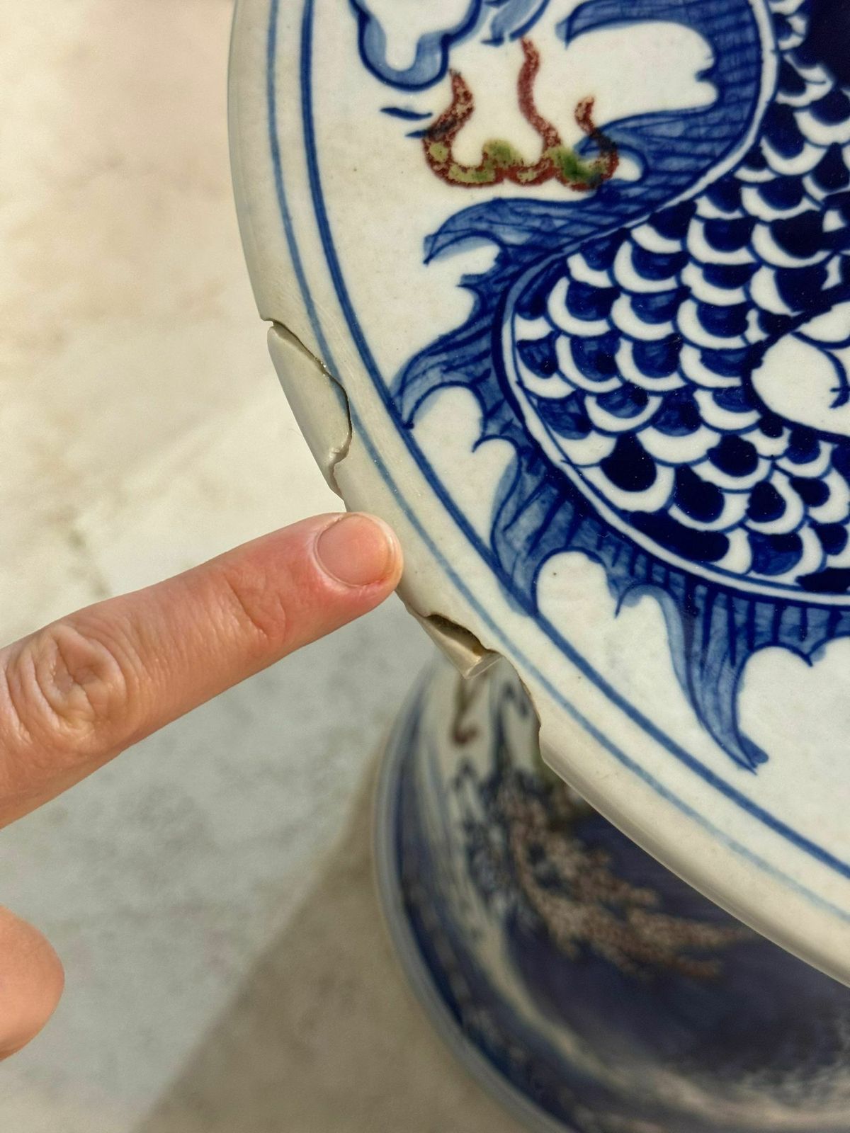 photo furniture Vintage Chinees Keramiek Tafelset