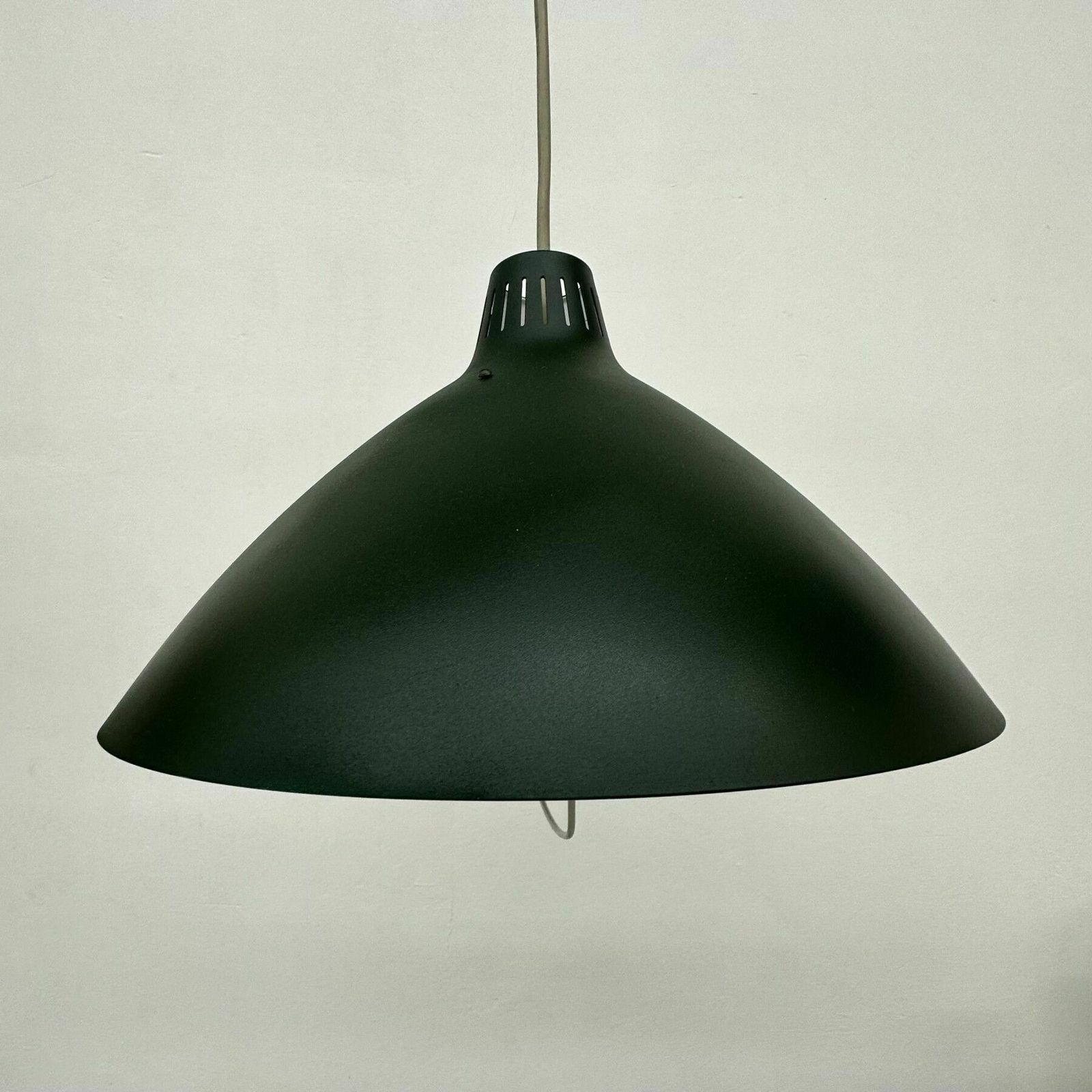 Mid Century Design Hanglamp In Groen, Jaren 1960 photo vinterior