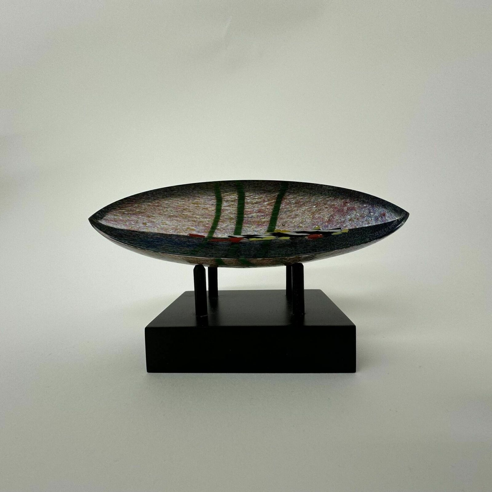 Bertil Vallien For Kosta Boda Glass Boat Sculpture Limited Edition Voyage photo 797.0