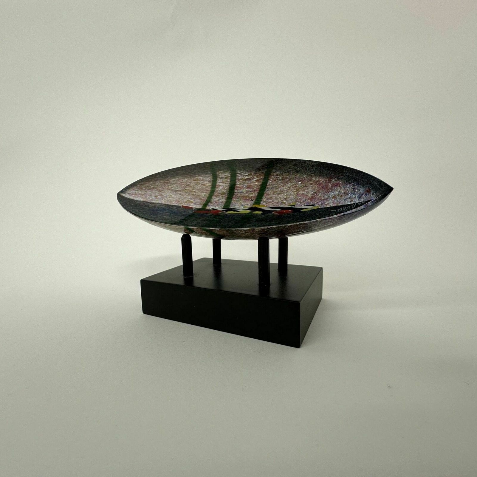 photo for sale Bertil Vallien Voor Kosta Boda Glazen Bootsculptuur Limited Edition Voyage