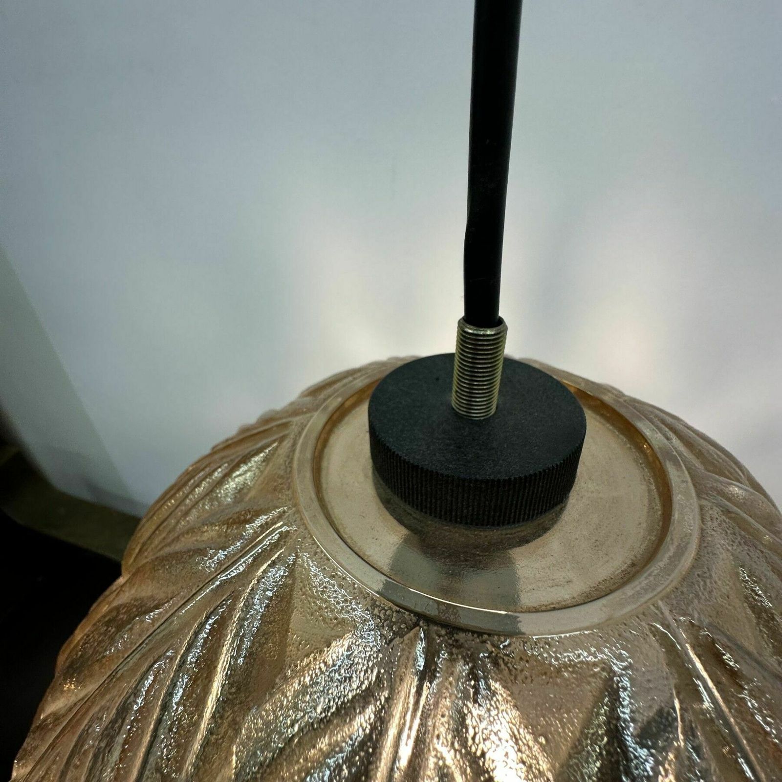 Peil & Putzer Glazen Bladlamp, Jaren 1970 photo vinterior