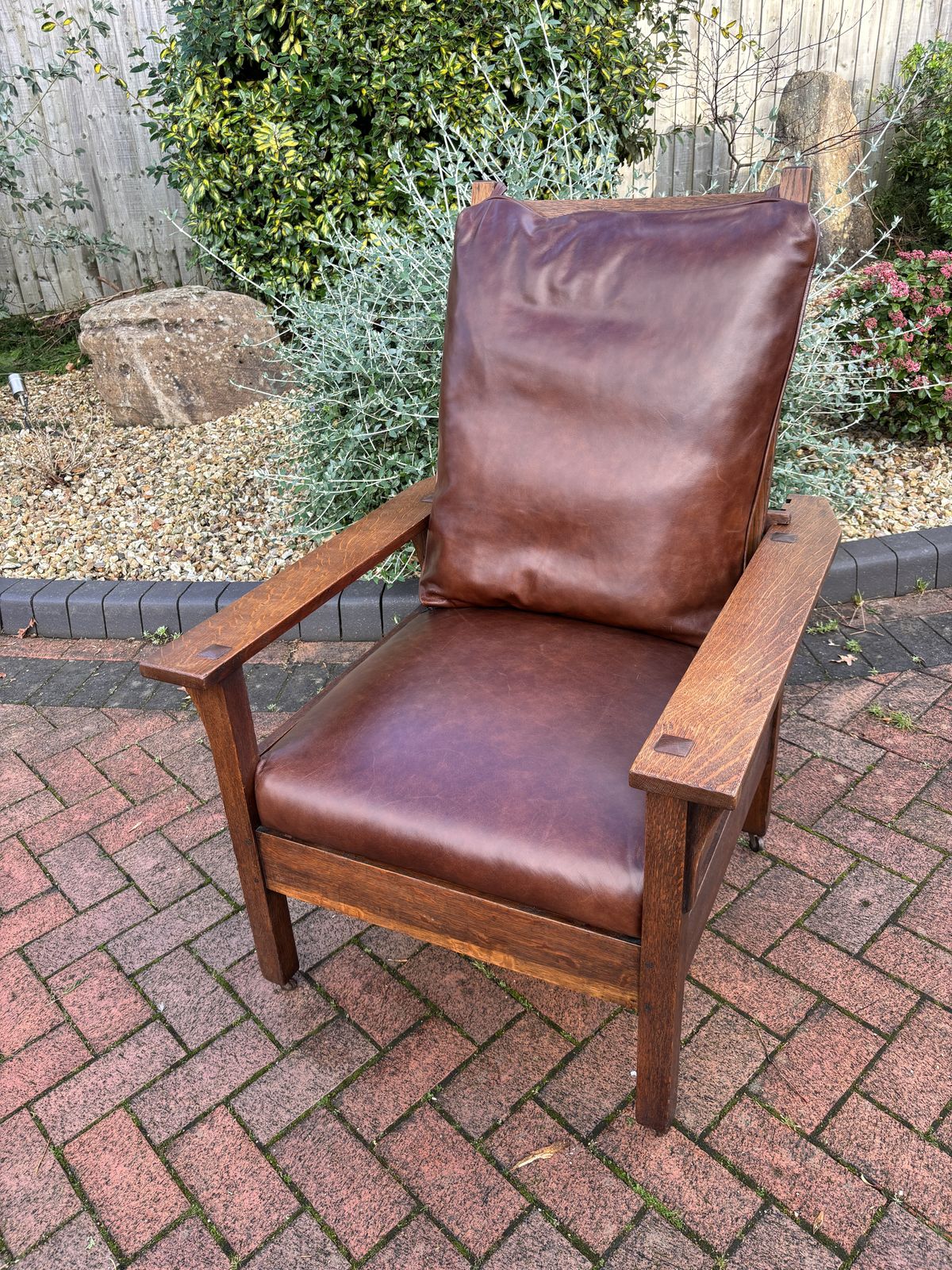 Arts & Crafts American Reclining Mission Chair
