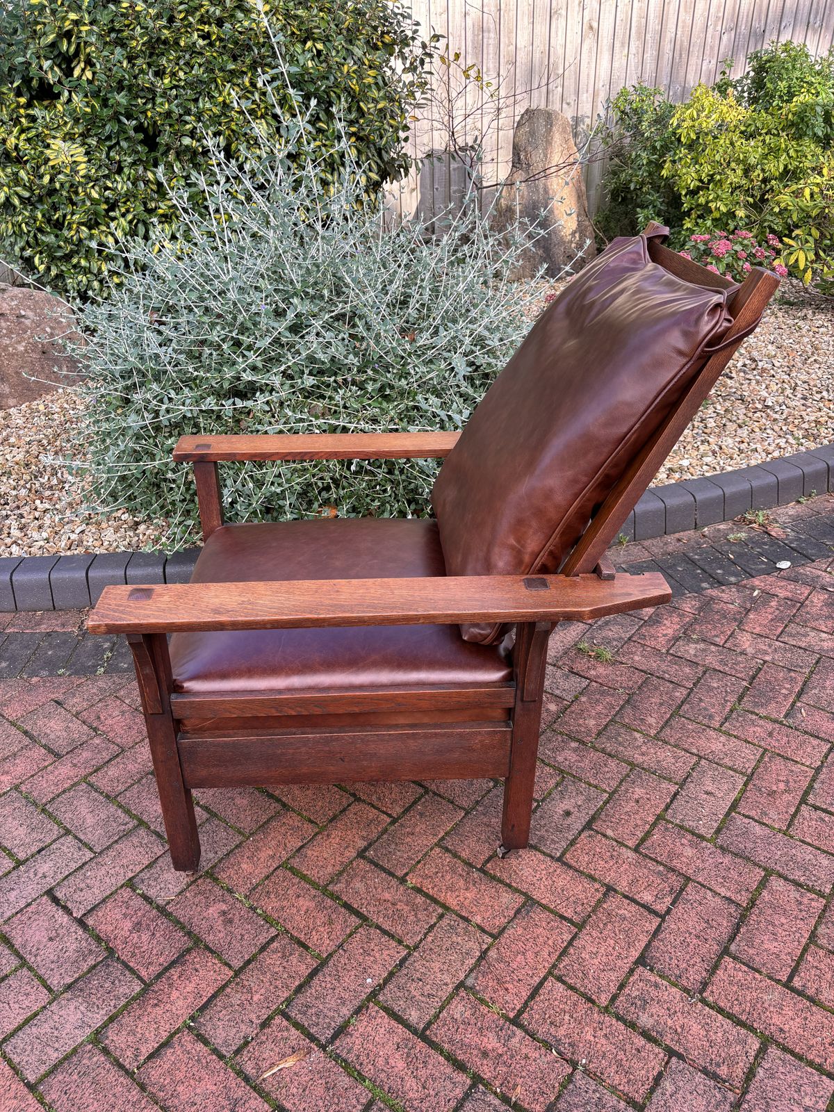 Arts & Crafts American Reclining Mission Chair photo Furniture