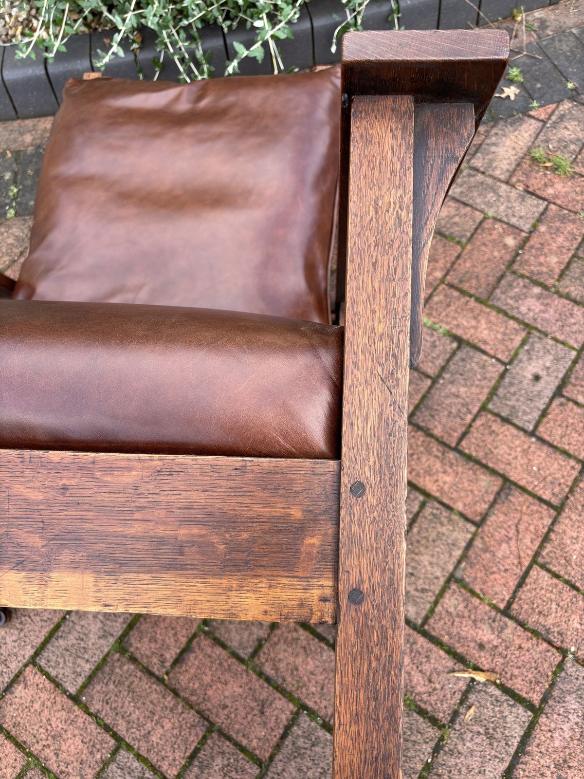 photo vinterior Arts & Crafts American Reclining Mission Chair