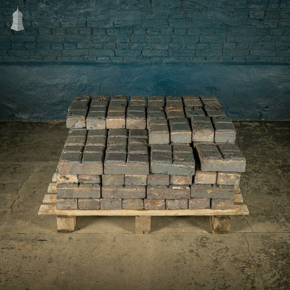 Home Fixtures Stable Blocks, Staffordshire Blue, 2 Block With Worn Faces, Batch Of 148 – 3.5 Square Metres photo