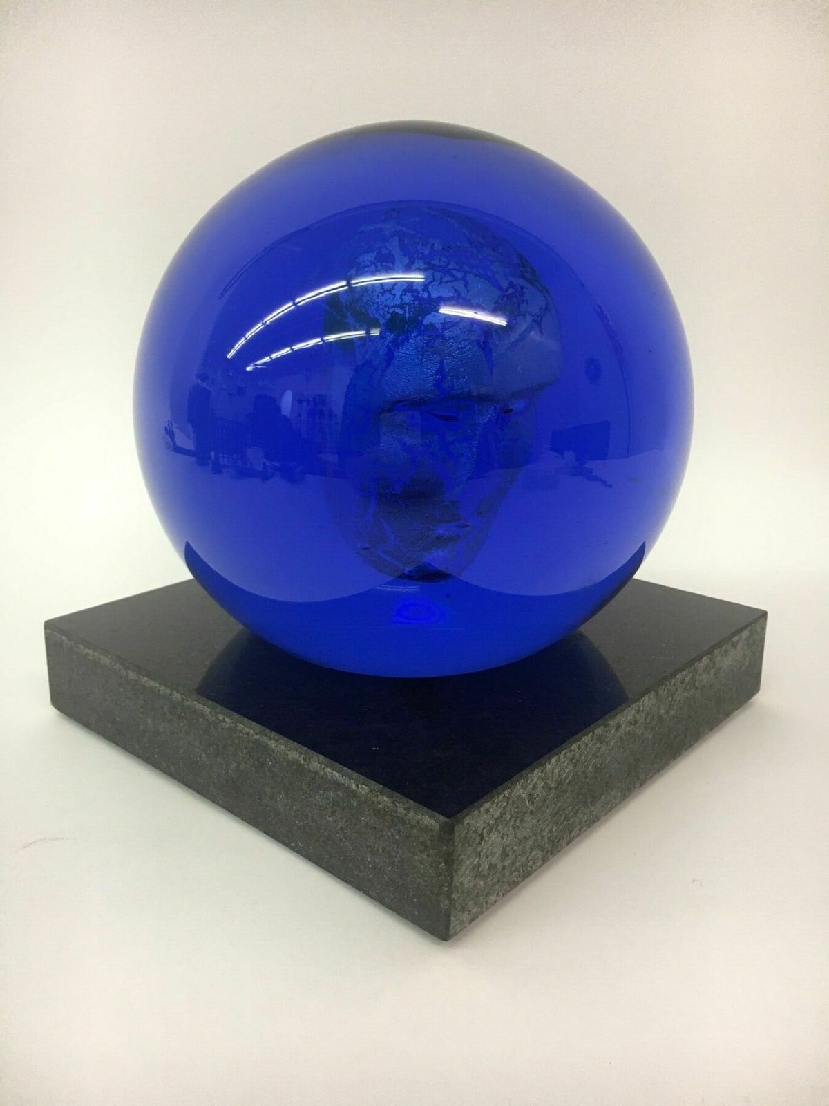 690.0 Bertil Vallien For Kosta Boda – Headman Blue photo