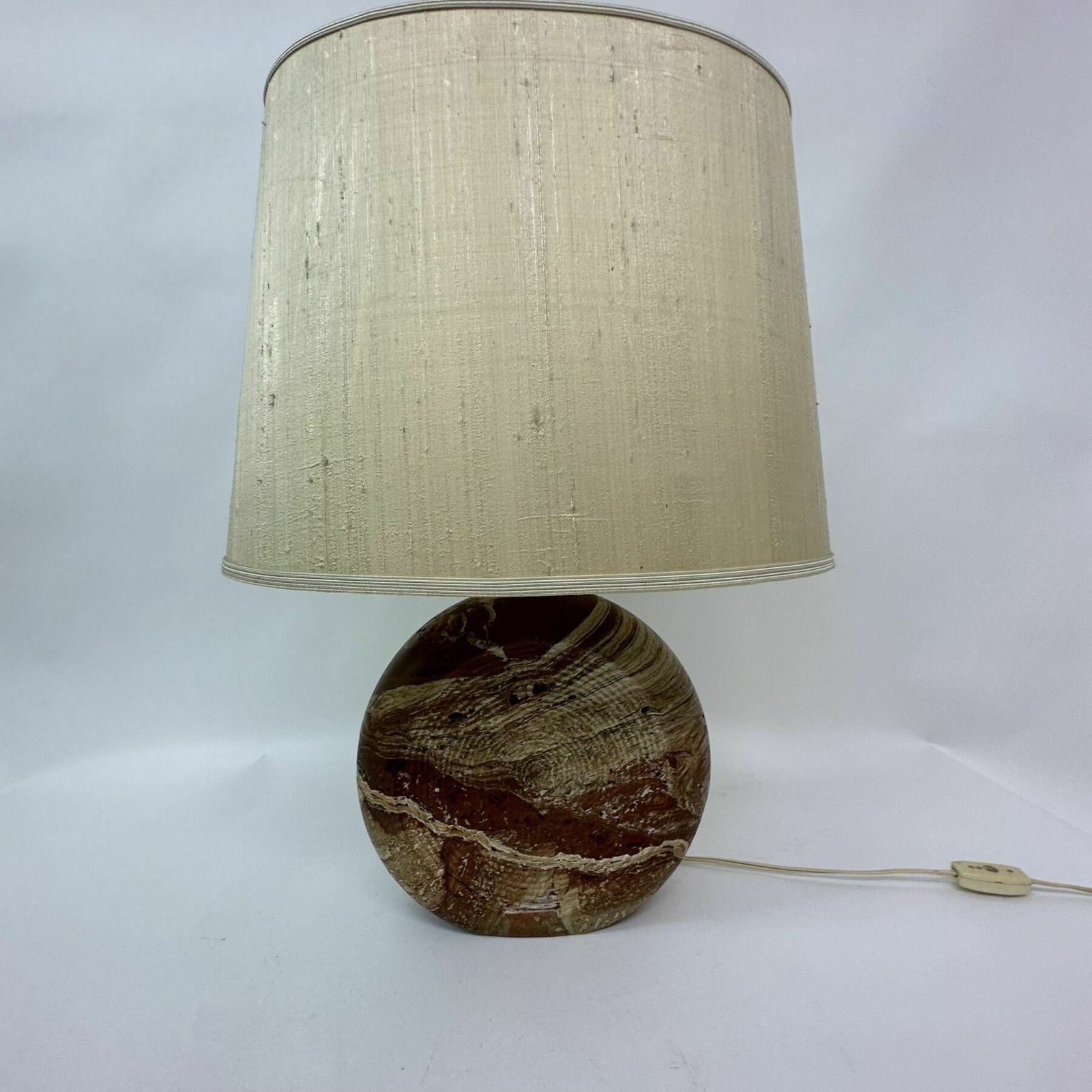 Fratelli Manelli Travertine Table Lamp , 1970’s Italy