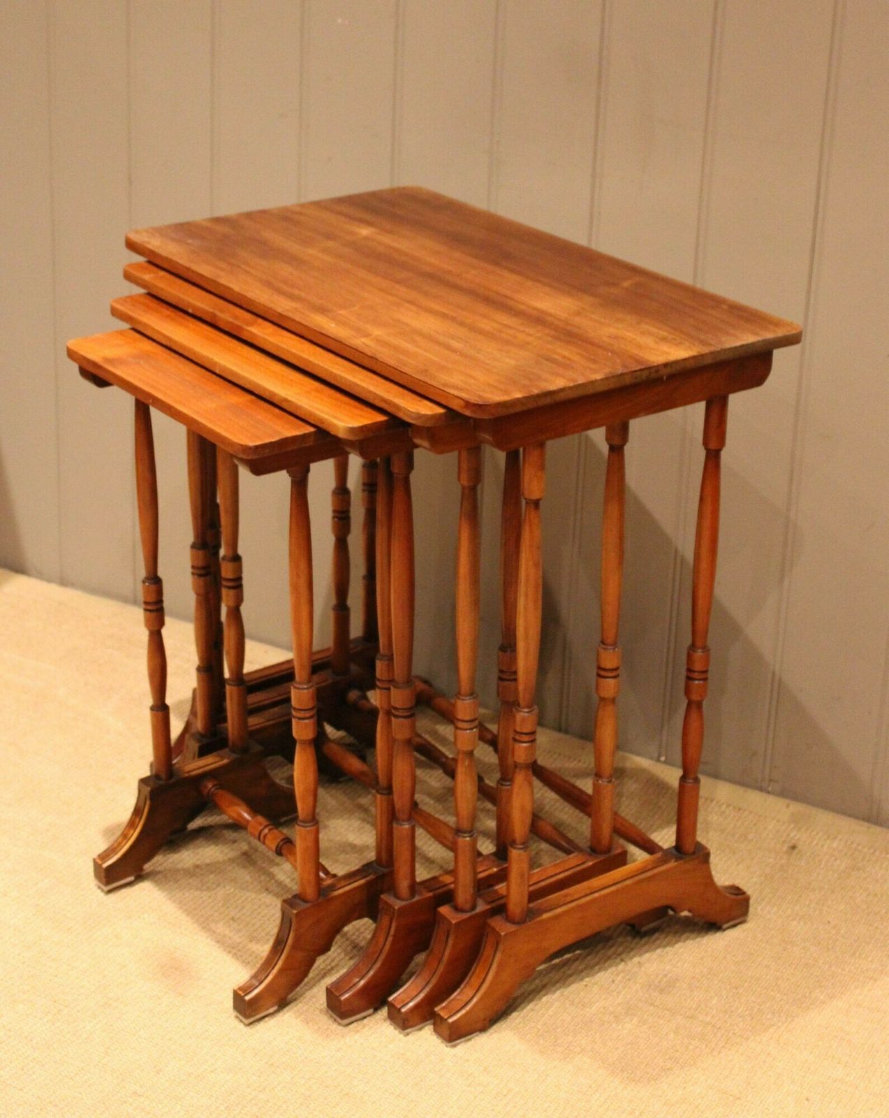 photo for sale Walut Nest Of Four Tables, 1930s
