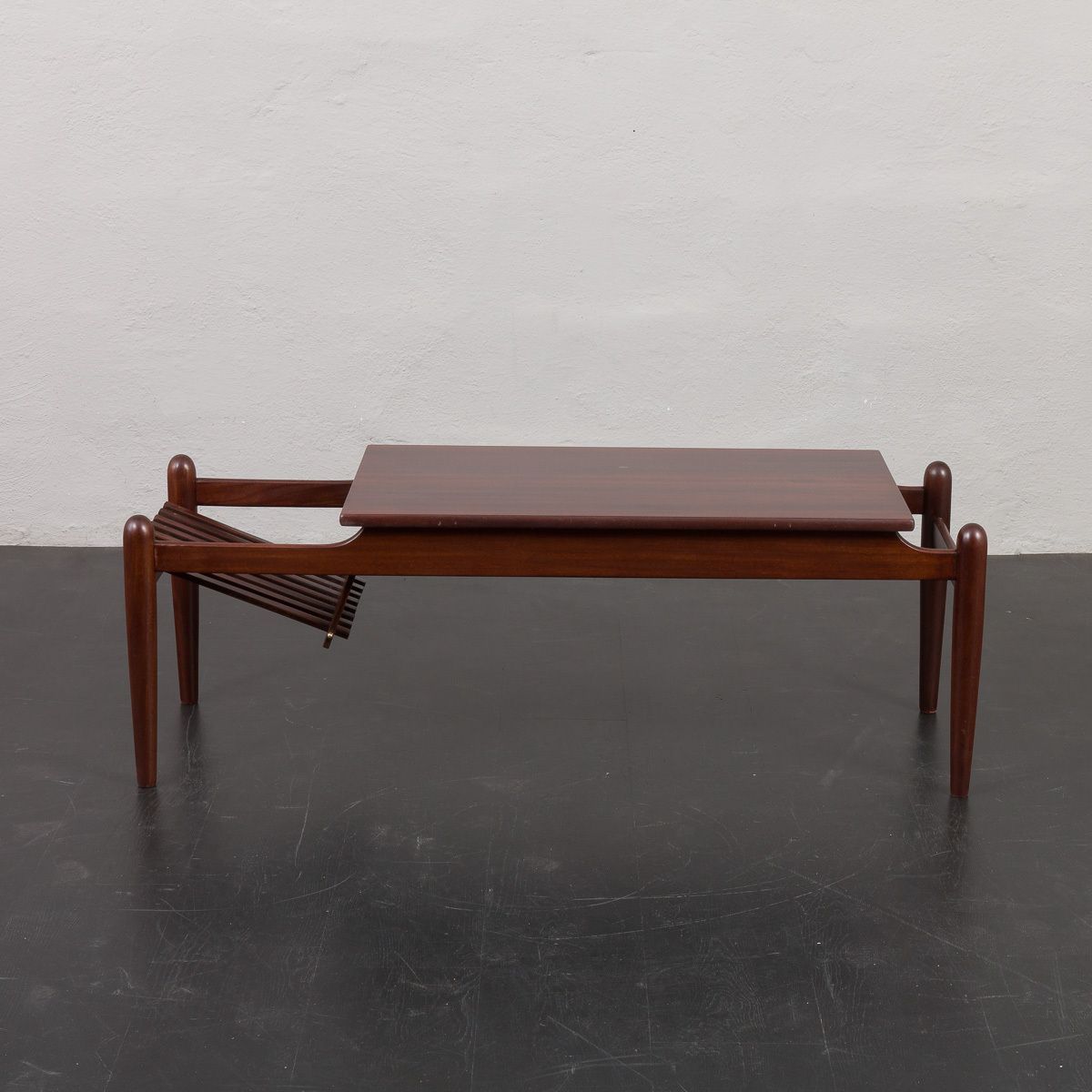 Ico Parisi Rosewood And Mahogany Coffe Table, Italy 1960s. photo for sale