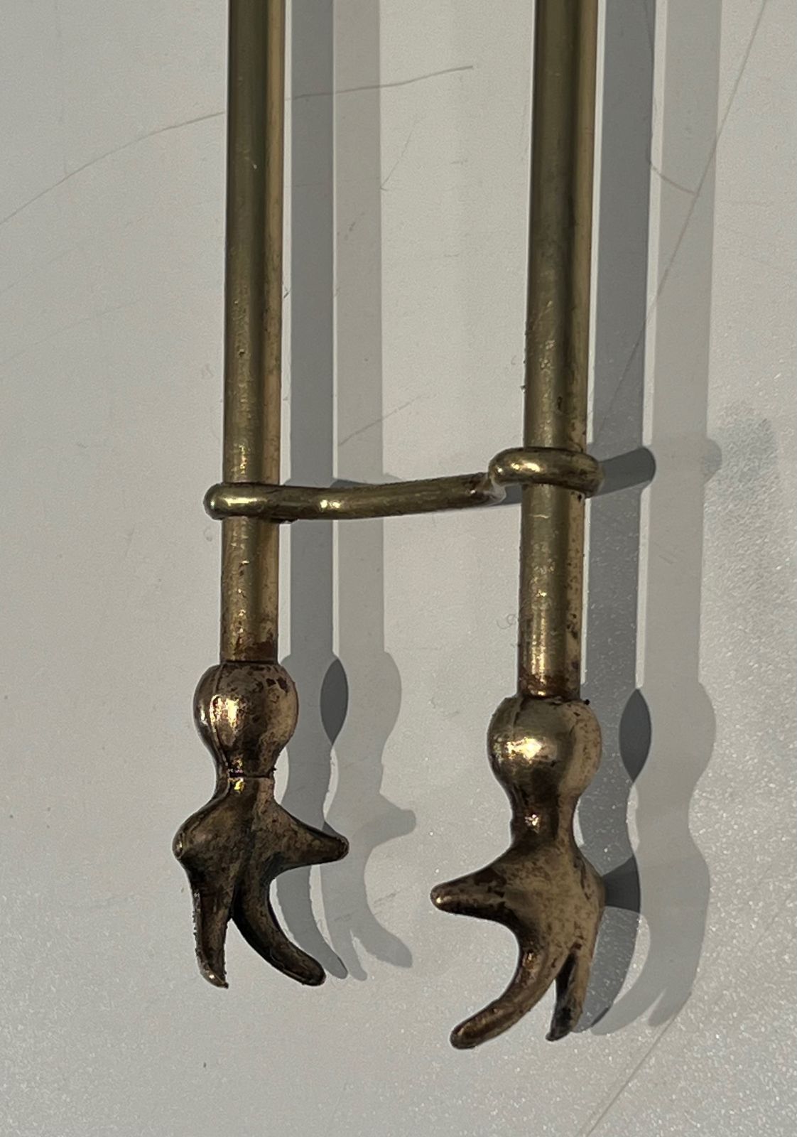 Home Fixtures Brass Fire Kit Pineapple Model In The Style Of Maison Jansen photo
