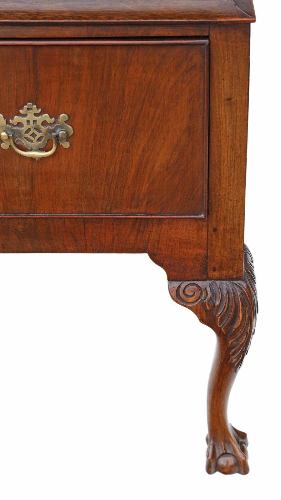 Antique Georgian Figured Walnut Chest Of Drawers On Stand, Dating From The 18th Century And Later photo furniture