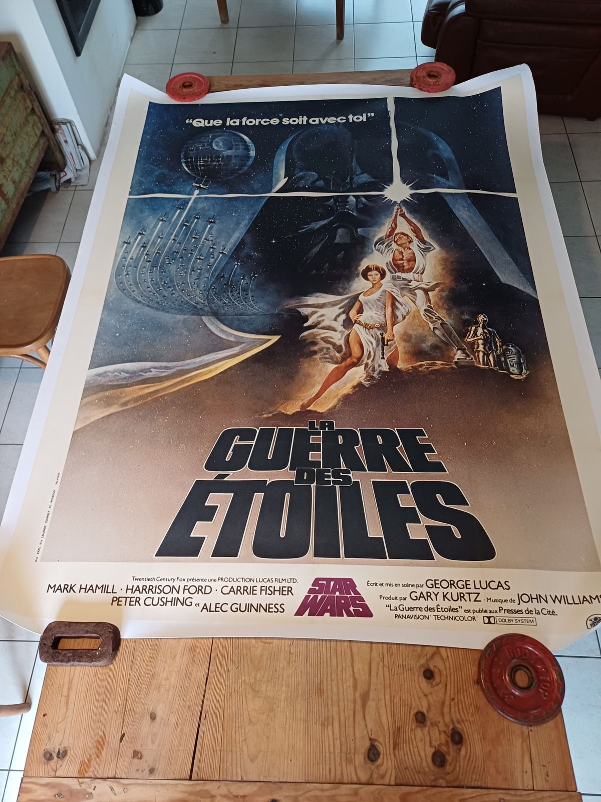 Star Wars Cinema Poster 1977 1st Release 120 By 160 photo buy