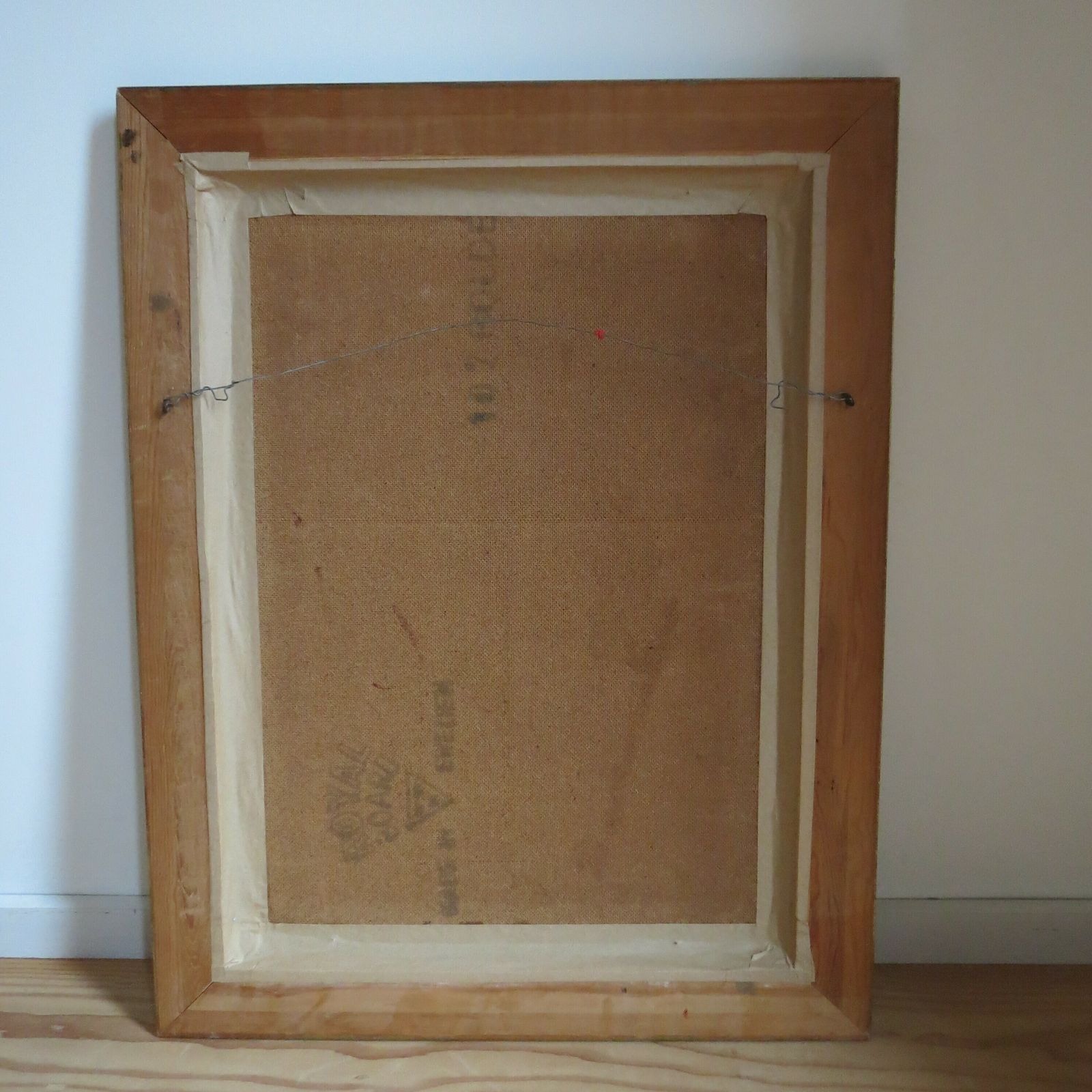 Scandinavian Swedish 1960s Wall Hanging Crewel Picture Wall Art photo 245.0