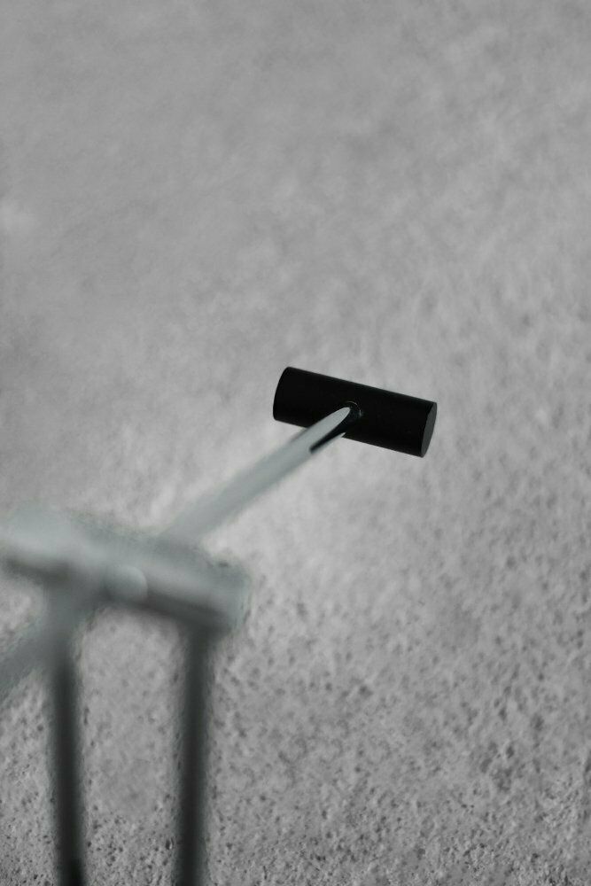 Mid Century Belgian Modern Minimalist Black Desk Lamp From Massive, 1980s photo Lighting