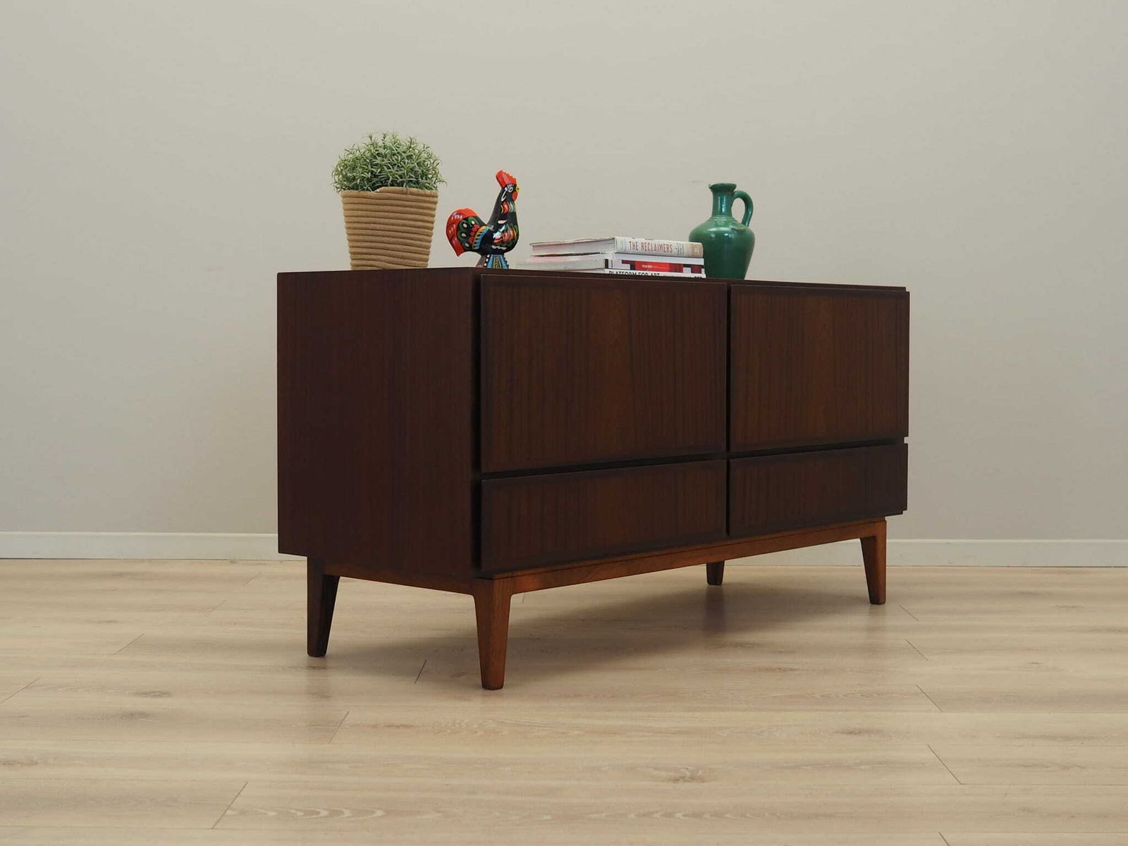 Ladekast Met Mahoniefineer, Deens Design, Jaren 1970 photo vinterior