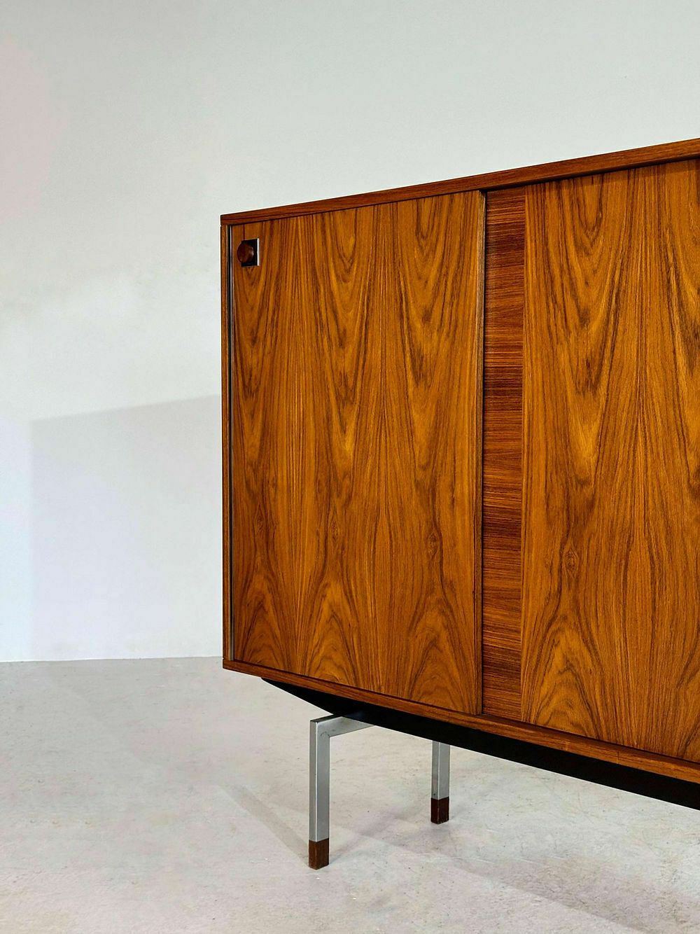 Mid Century Bar Cabinet In Rosewood, Belform, 1950s photo for sale