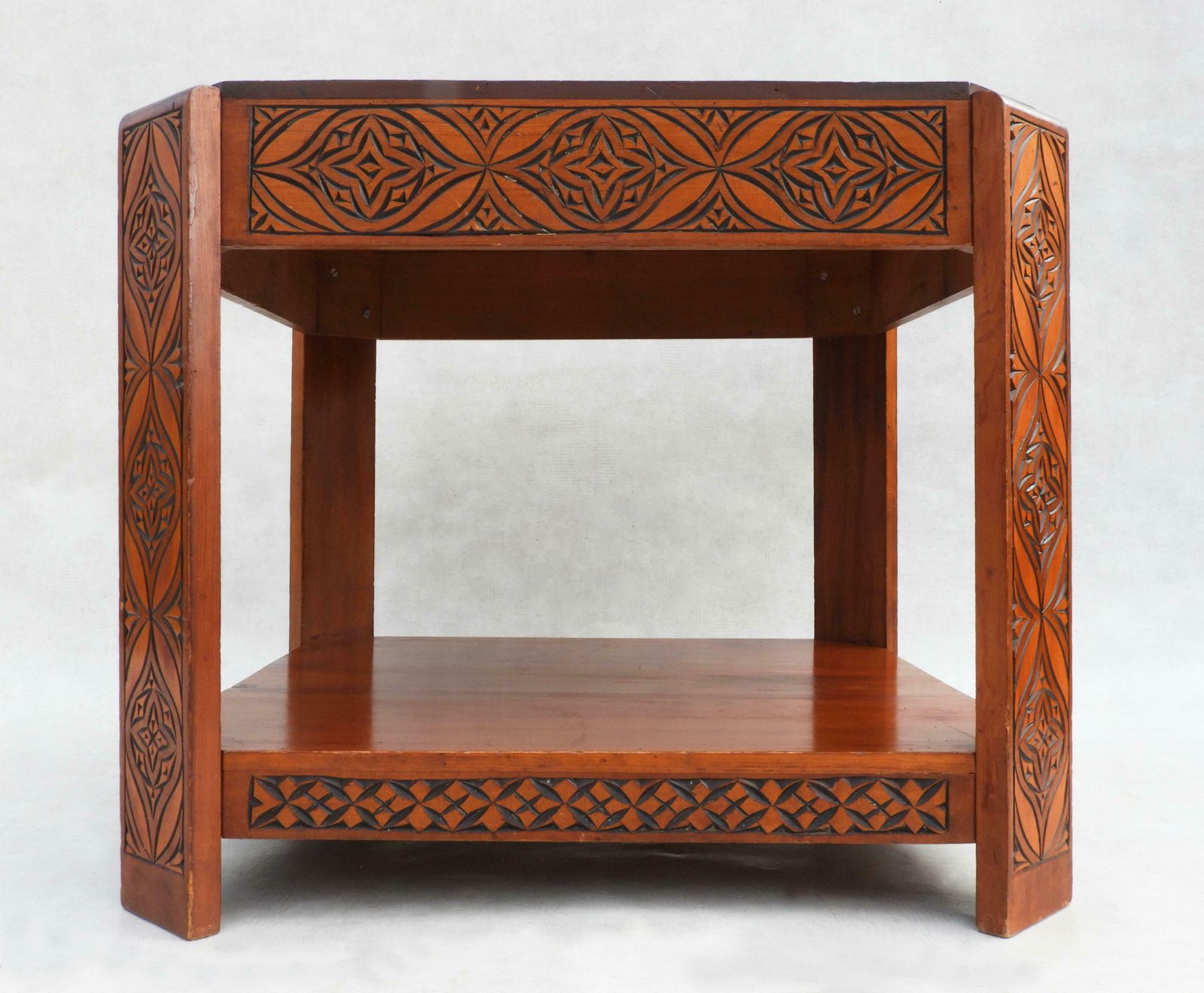 Hand Decorated Mid Century Moroccan Coffee Table C1950 photo buy