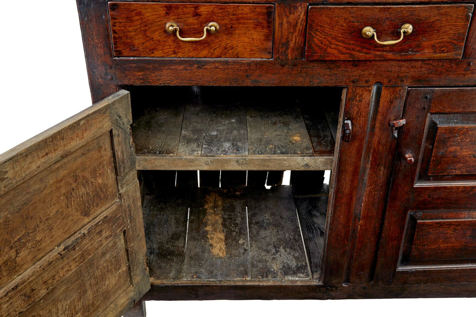 17th Century Welsh Carved Oak Court Cupboard photo furniture