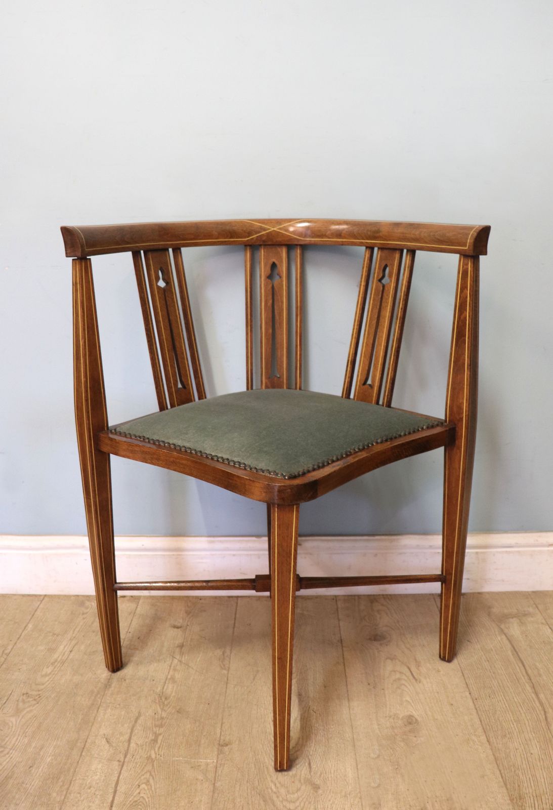A Fantastic & Very Rare Pair Of Corner Chairs. photo 495.0
