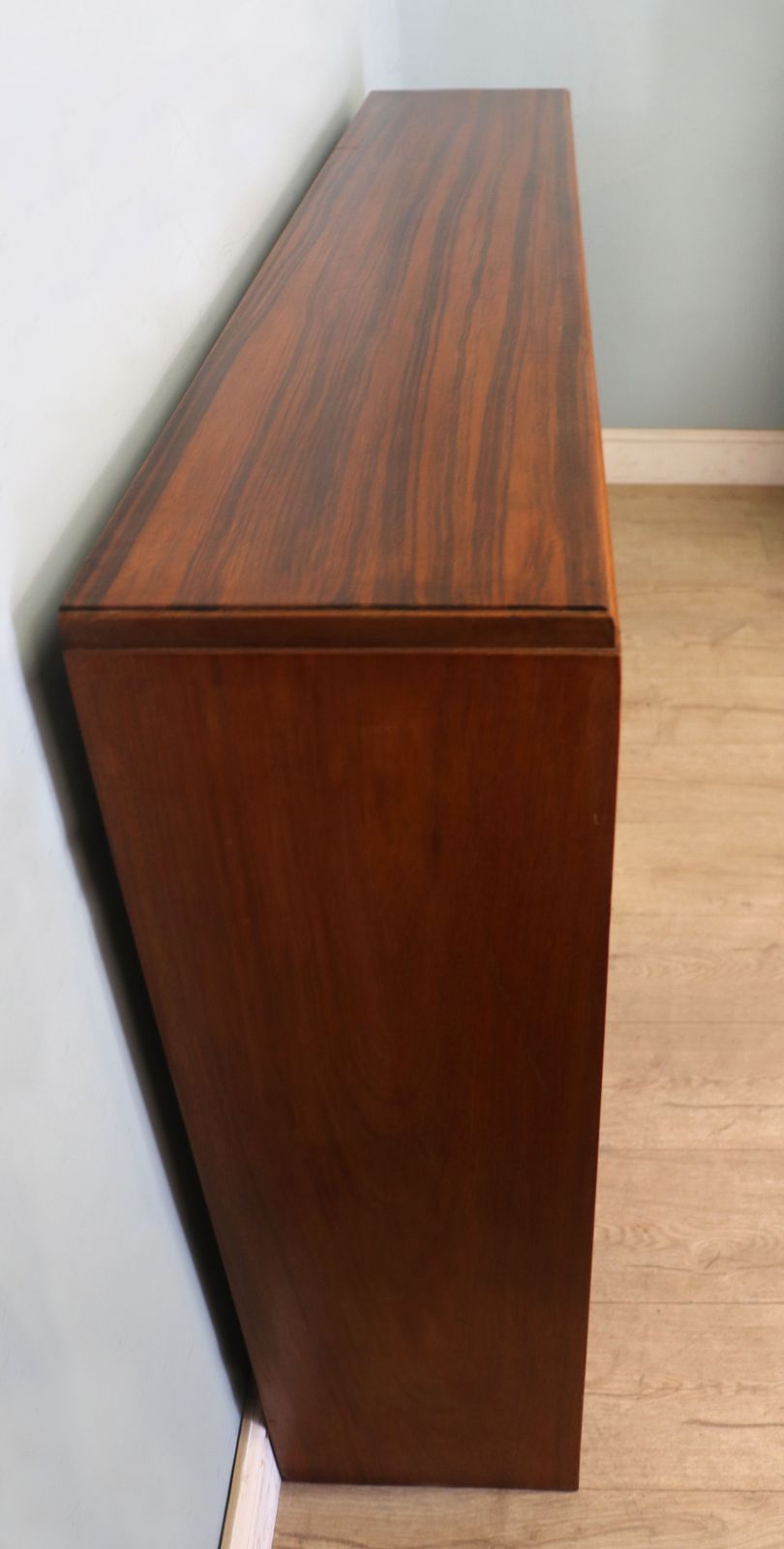 A  Mid Century Retro Style Display Cabinet By Cresta, Sign Written Yorkshire Television. photo 595.0