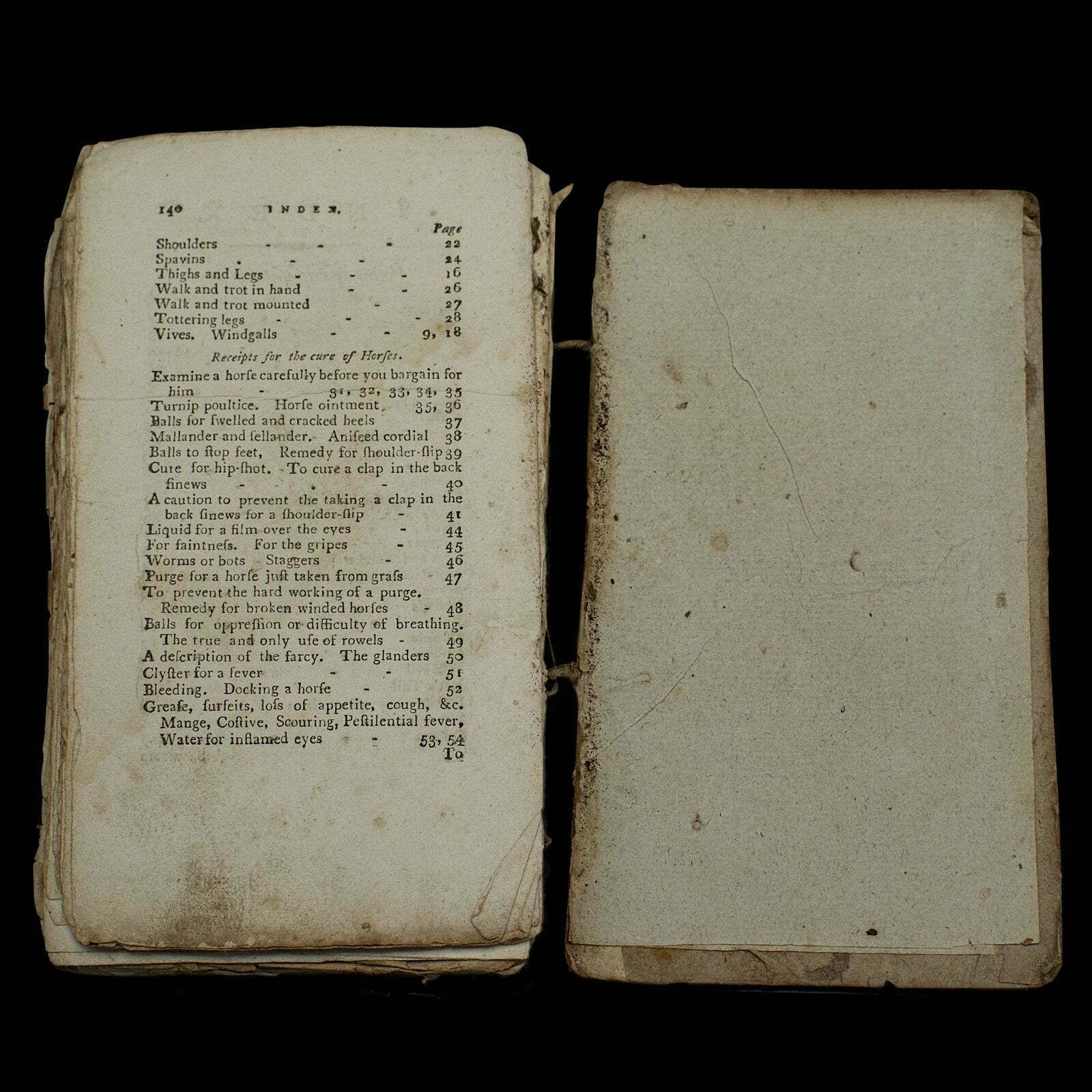 295.0 Antique Book, Compendium Of Farriery, English, Georgian, Equestrian, London 1796 photo
