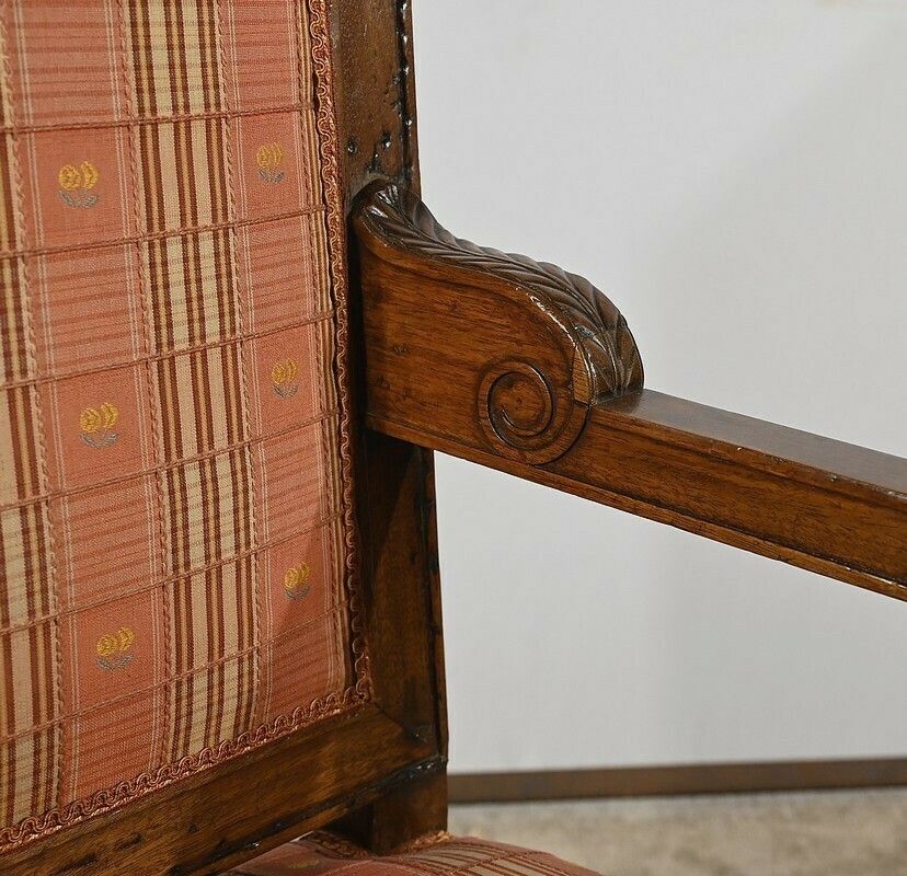 Solid Mahogany Armchair, Directoire Period – Early 19th Century photo buy