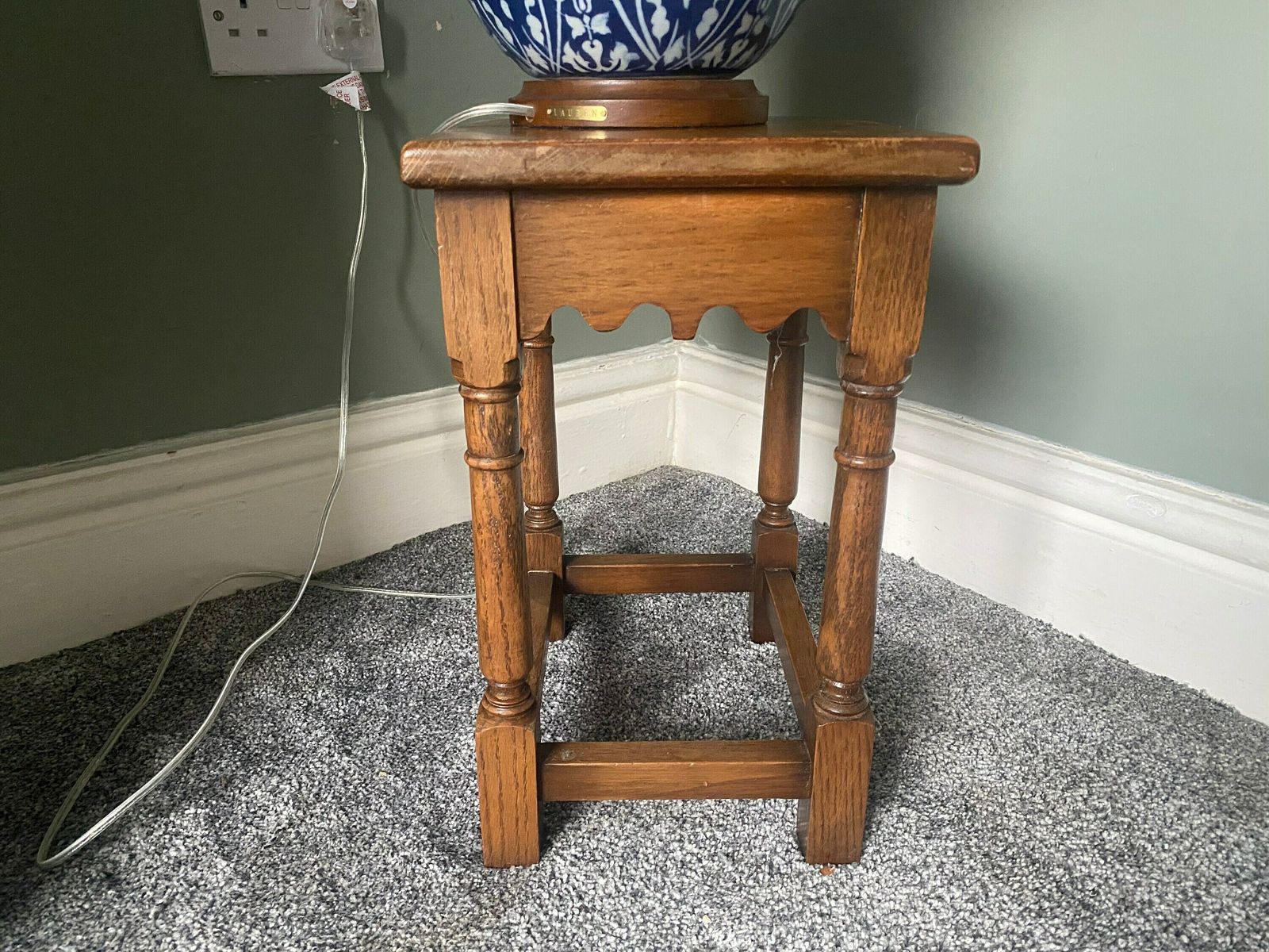 Antique Vintage Plant Stand, Side Table, Coffee Table, Occasional Table photo vintage