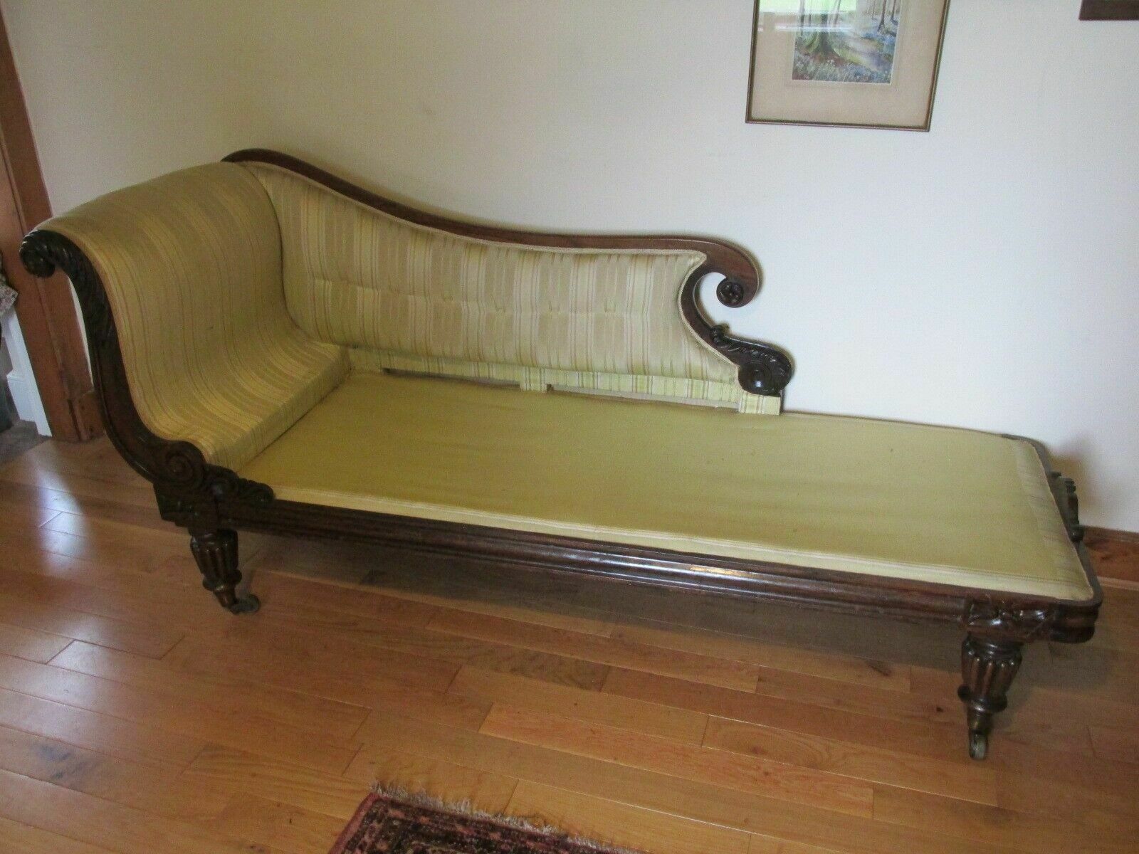 Victorian Rosewood Chaise Longue photo for sale