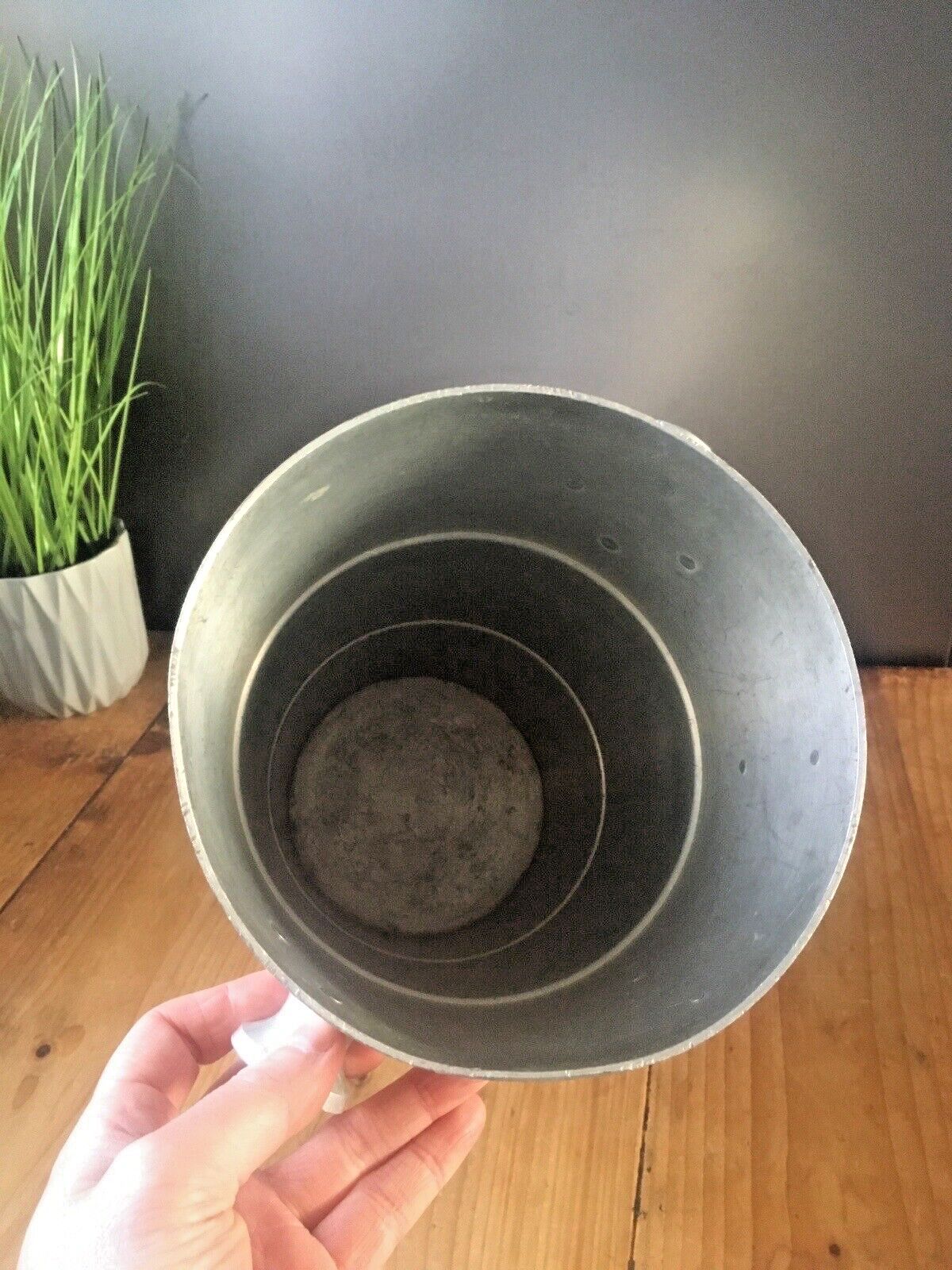 Home Decor Large Vintage Art Deco Style Caves St Martin Champagne Aluminium Ice Bucket Bar photo