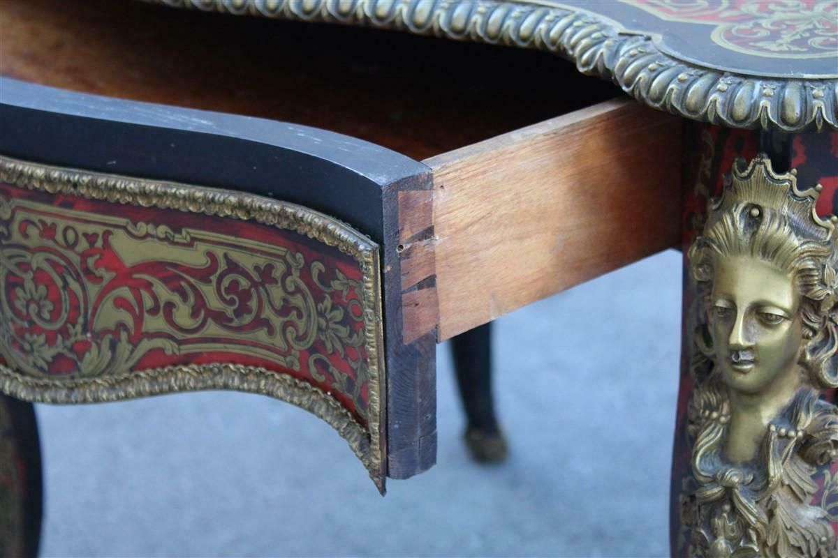Rare Boulle Desk Of Napoleon III 1860 France André Charles Boulle photo Furniture