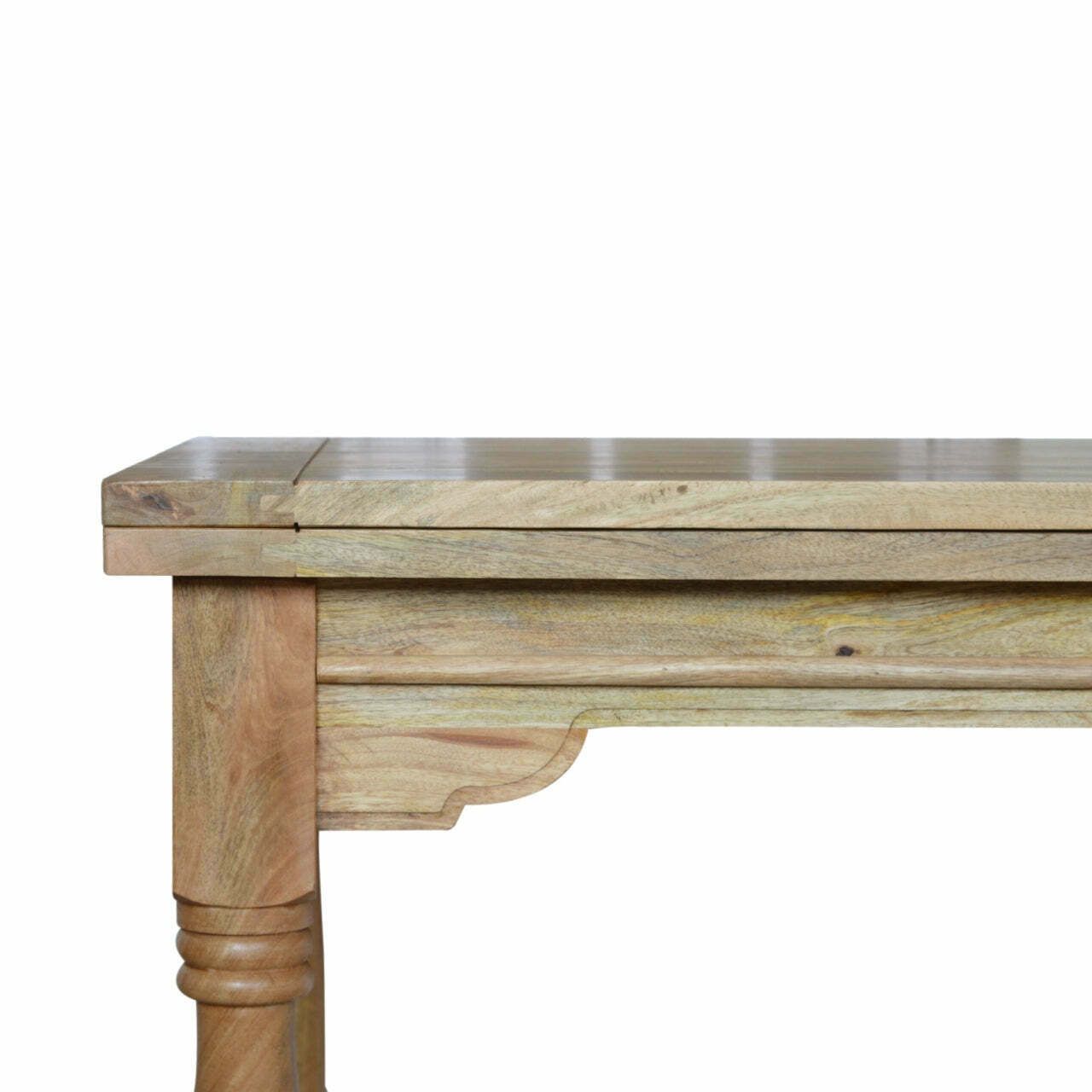 Solid Wood Extendable Granary Turned Dining Table photo Furniture