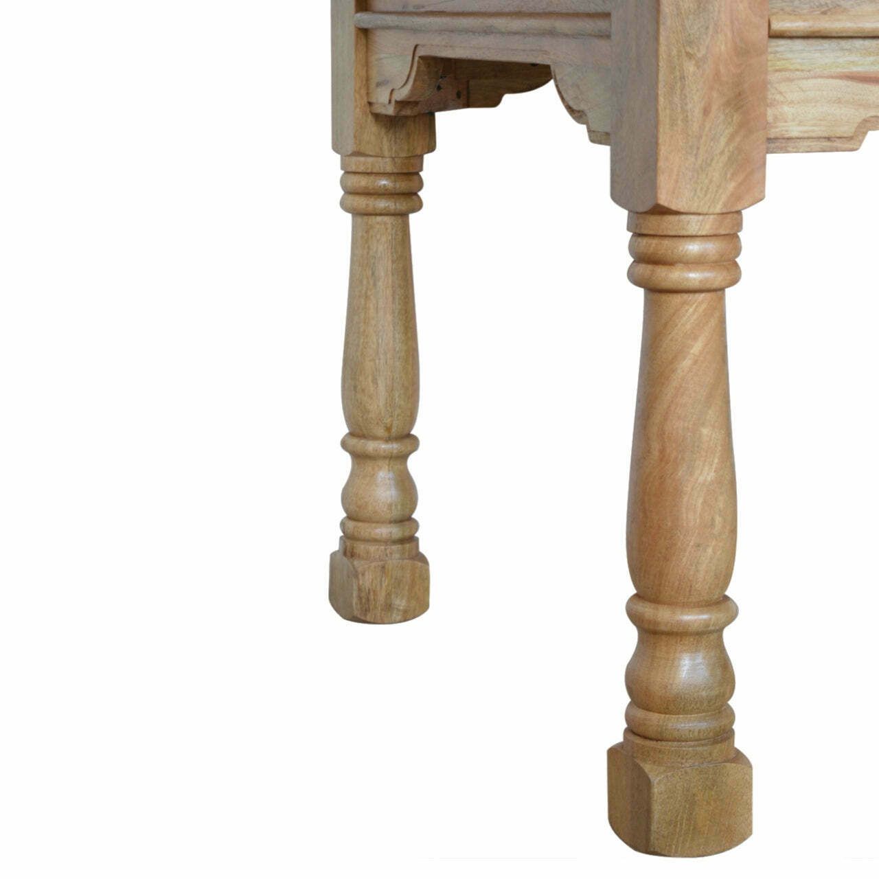 Solid Wood Extendable Granary Turned Dining Table photo vintage