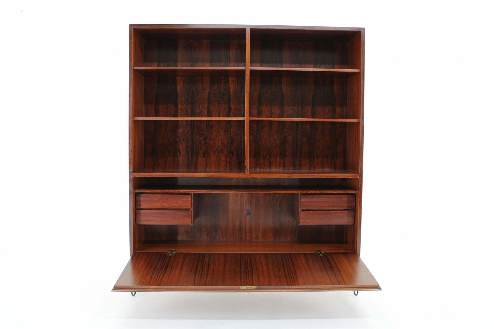 1960s Omann Jun Upcycled Bookcase Cabinet, Denmark photo Furniture