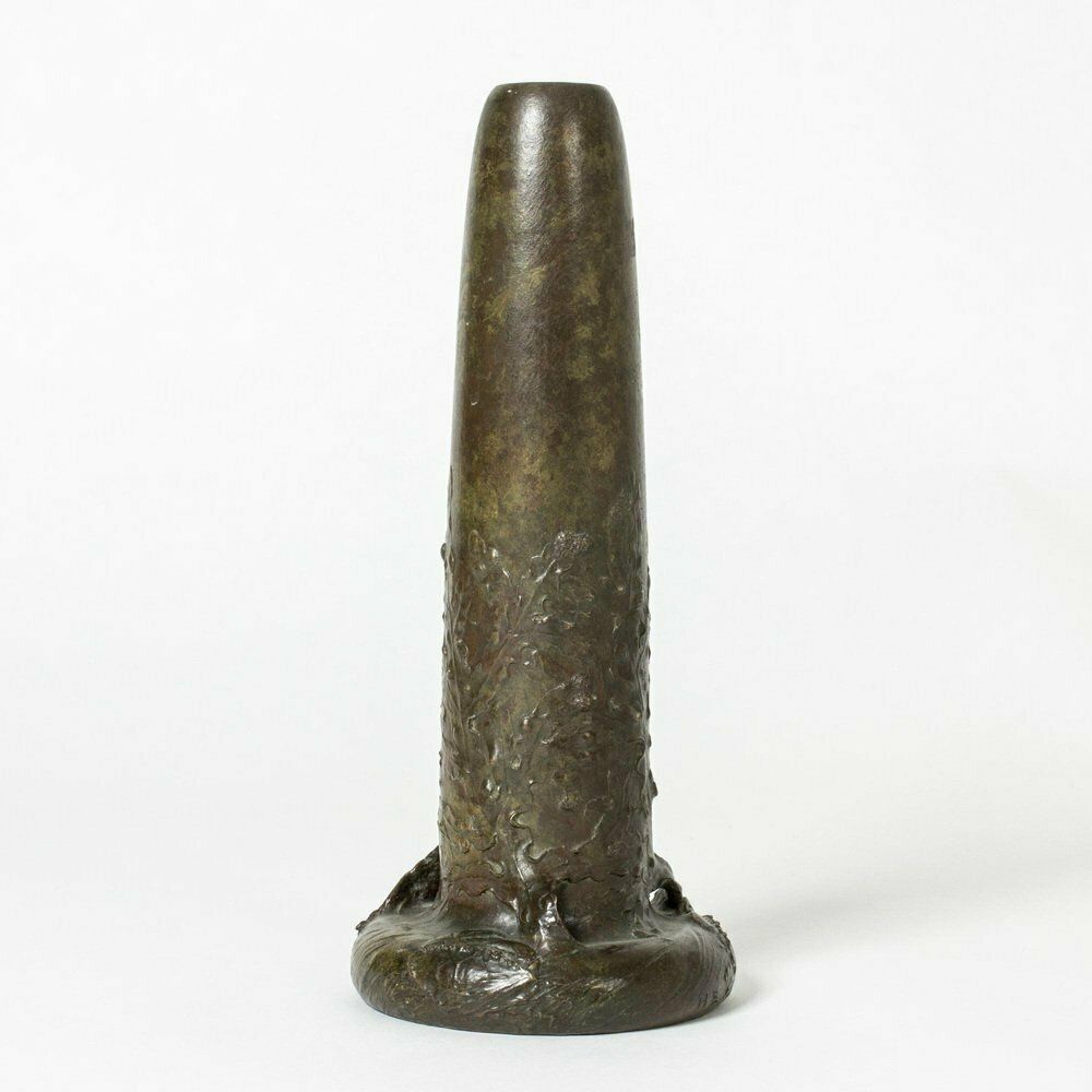 Art Noveau Bronze Vase By Hugo Elmqvist, 1890s photo furniture