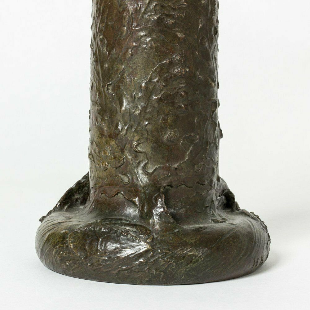 Art Noveau Bronze Vase By Hugo Elmqvist, 1890s photo 2780.0