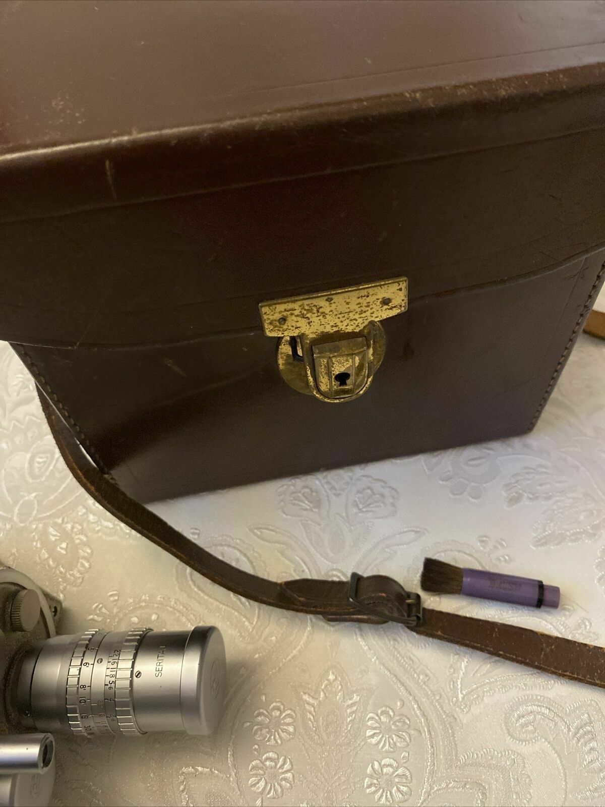 Home Decor Bell Howell Model Gb 605 Double 8 Camera Cinekon 6.5mm F:1.8 Taylor Hobson #3 photo