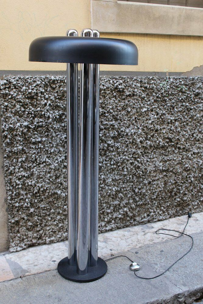 Chromed Metal Floor By Gigi Radice For Radice, Italy, 1970s photo buy