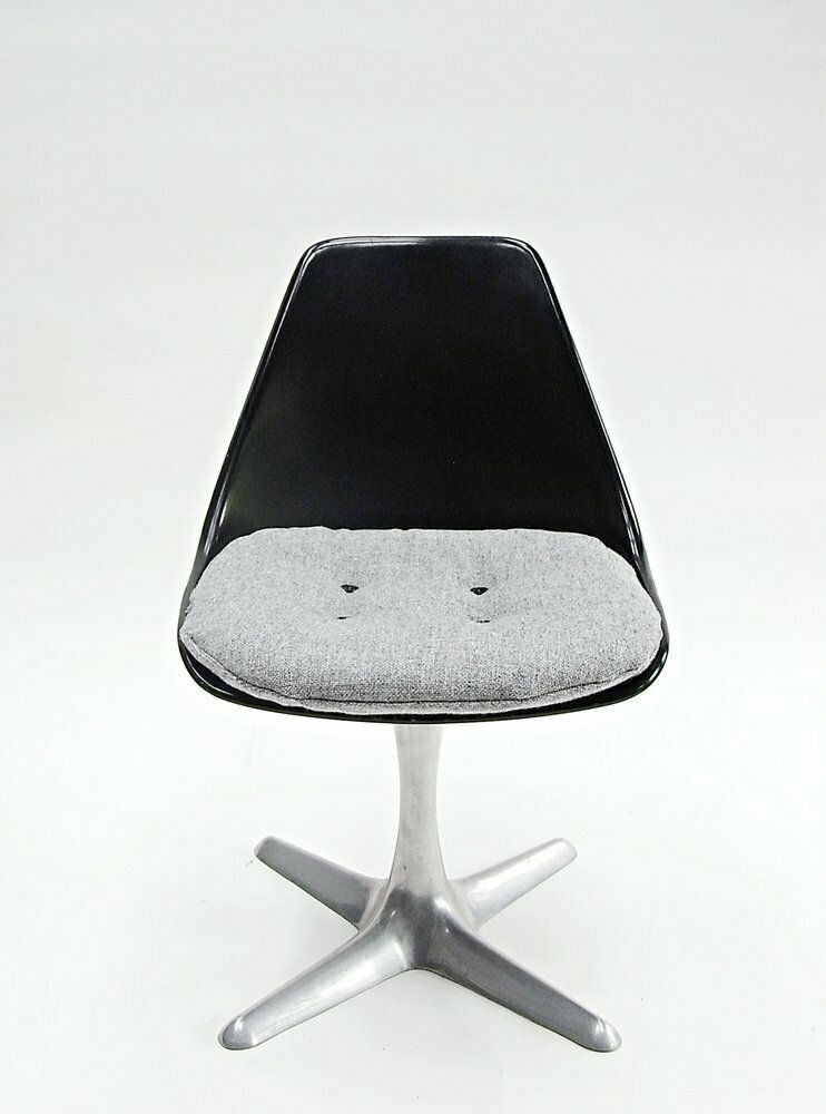 Tulip Chair Fiberglass Shell With Cushions By Maurice Burke For Arkana photo vintage