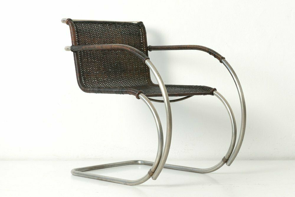 40586.0 Vintage Mr 20 1st Edition Armchair By Ludwig Mies Van Der Rohe, 1927 photo