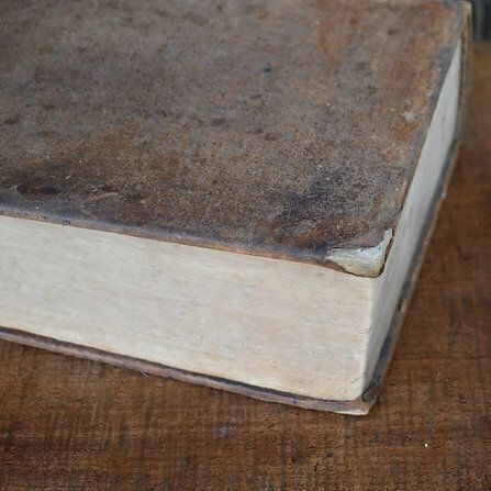 195.0 Antique 1861 Noah Webster American Dictionary The English Language Leather Book photo