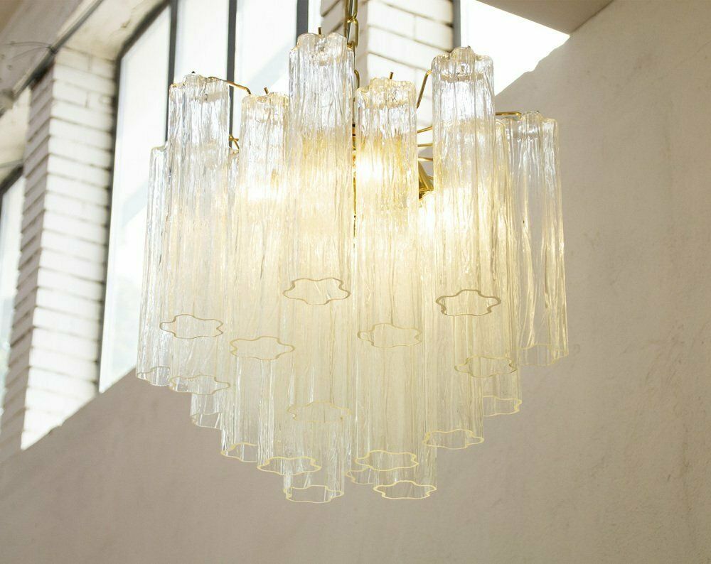 Italian Murano Glass Murano Glass Suspension Lamp, 1990s photo buy