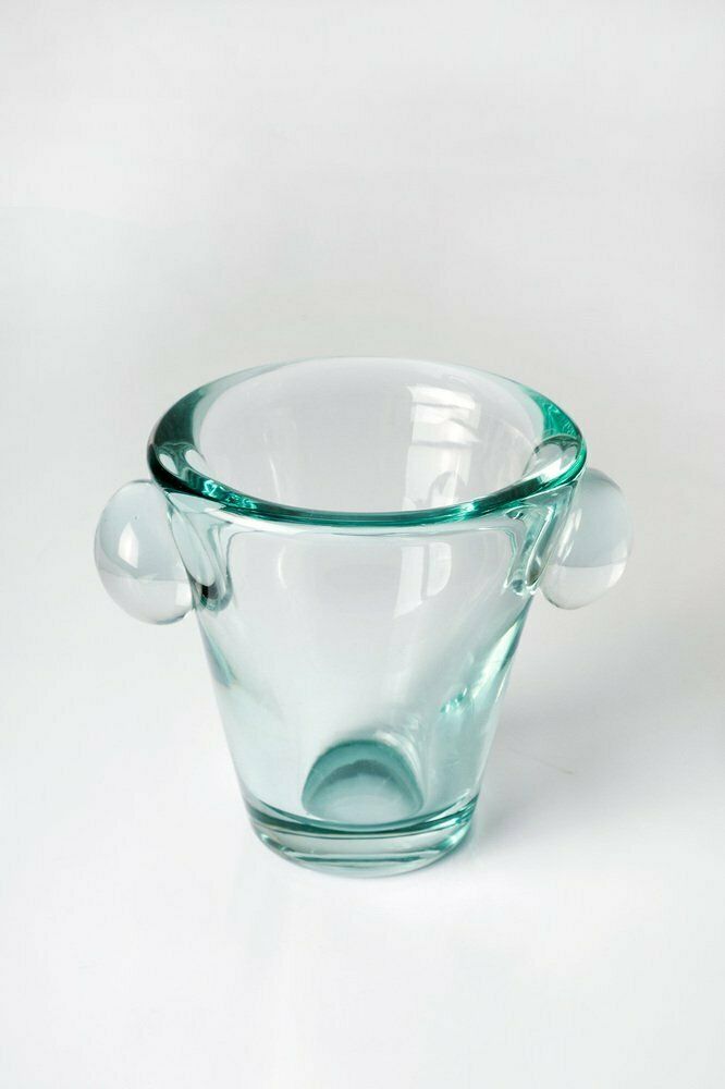 Art Deco Heavy Lead Crystal Vase From Daum Nancy, France, 1920s photo for sale