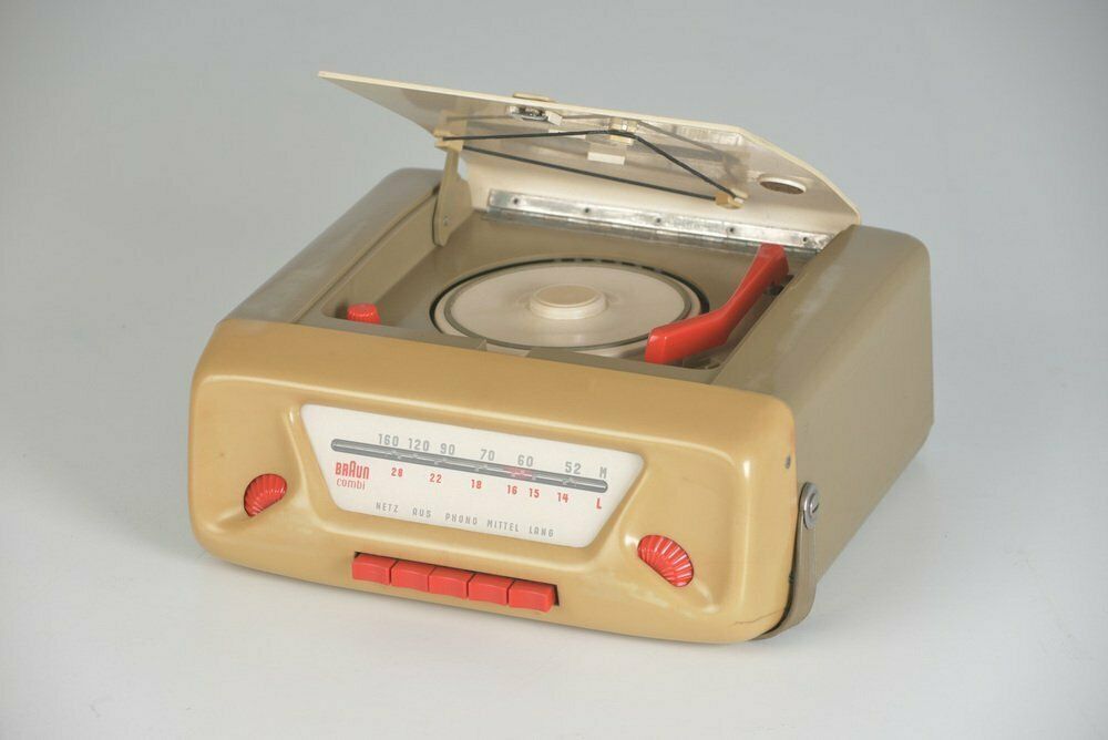 Braun Radio Phono Combination By Wilhelm Wagenfeld For Braun, 1955
