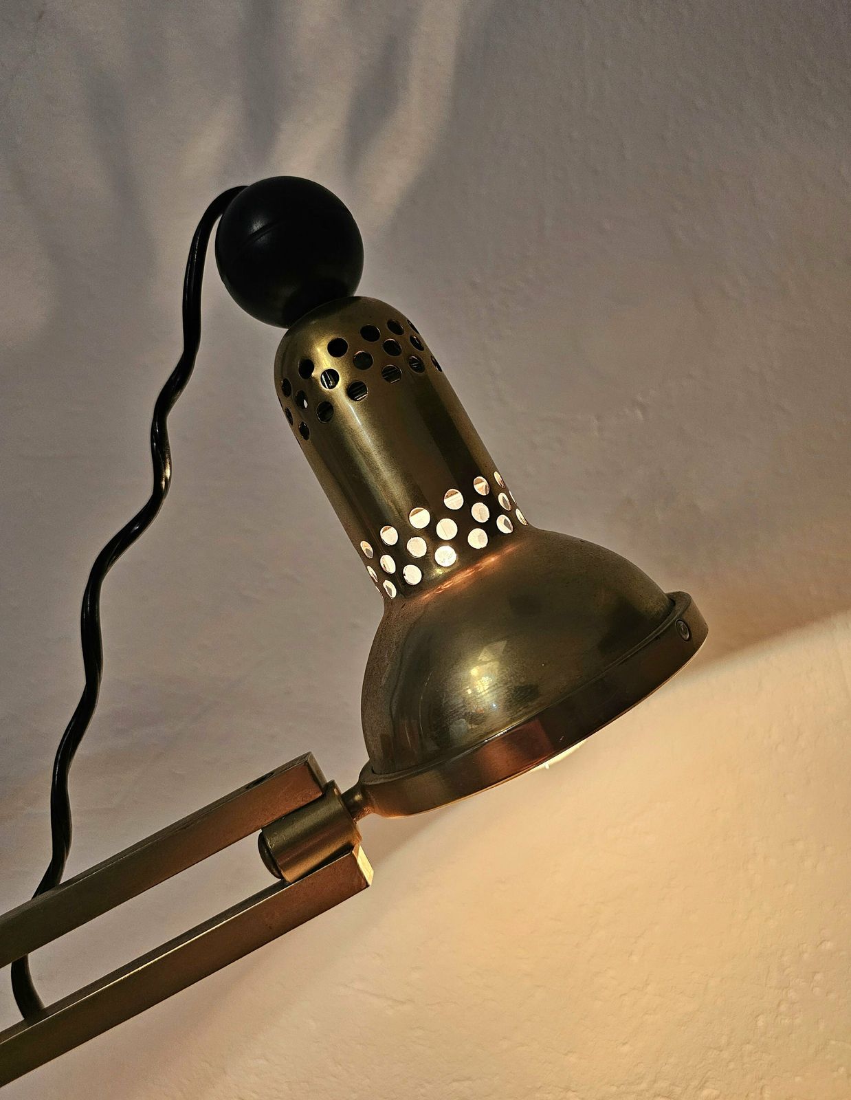 Very Rare Adjustable Bauhaus Lamp "Pendulum" Designed By Charles Martin For Woka // Made In Austria In 1930s photo vinterior