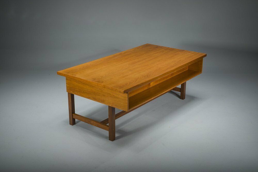 Freestanding Swedish Architect's Teak Desk, 1960s photo 1400.0