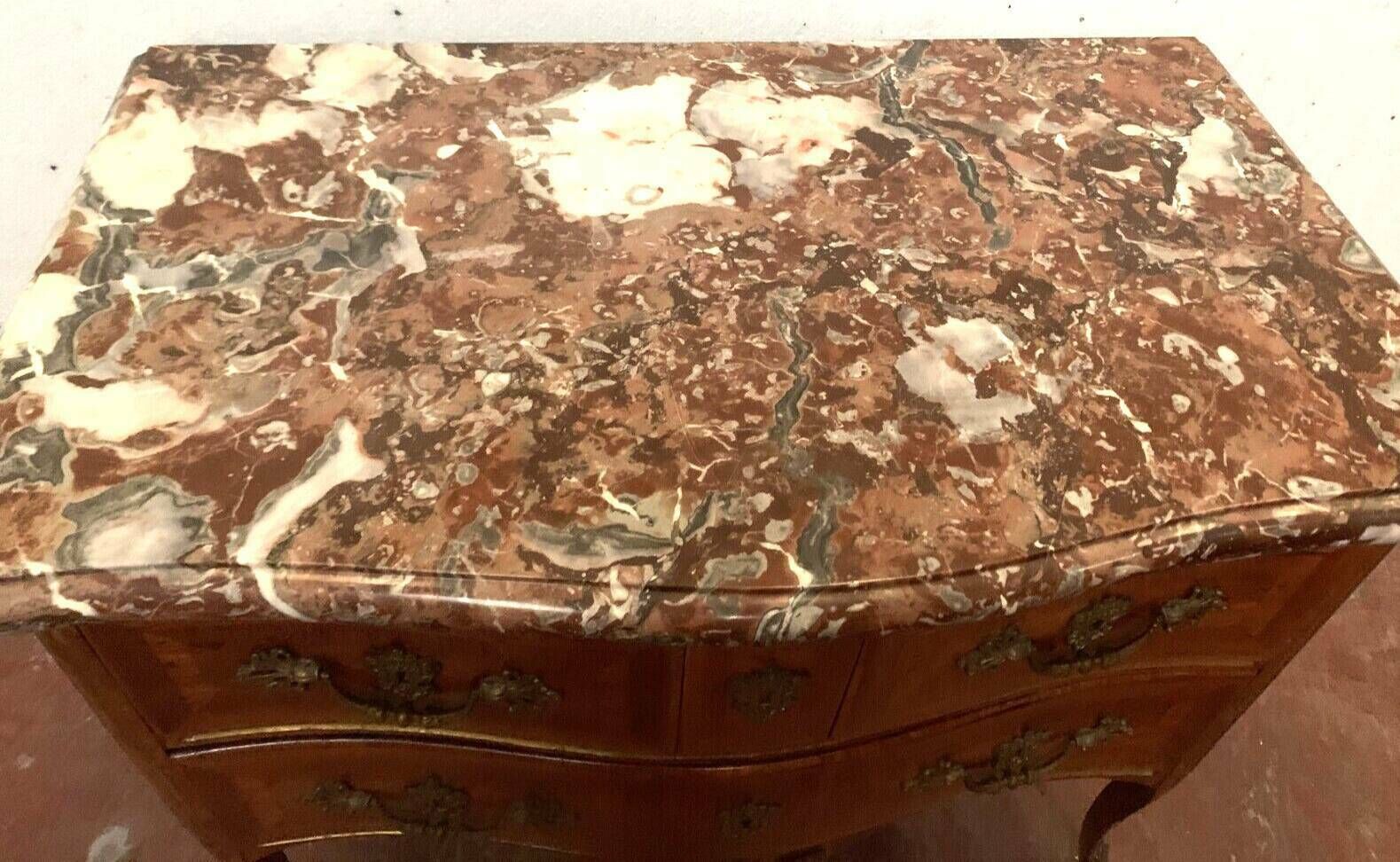 Louis XV Saute Chest Of Drawers With Curved Facade 18th Century photo furniture