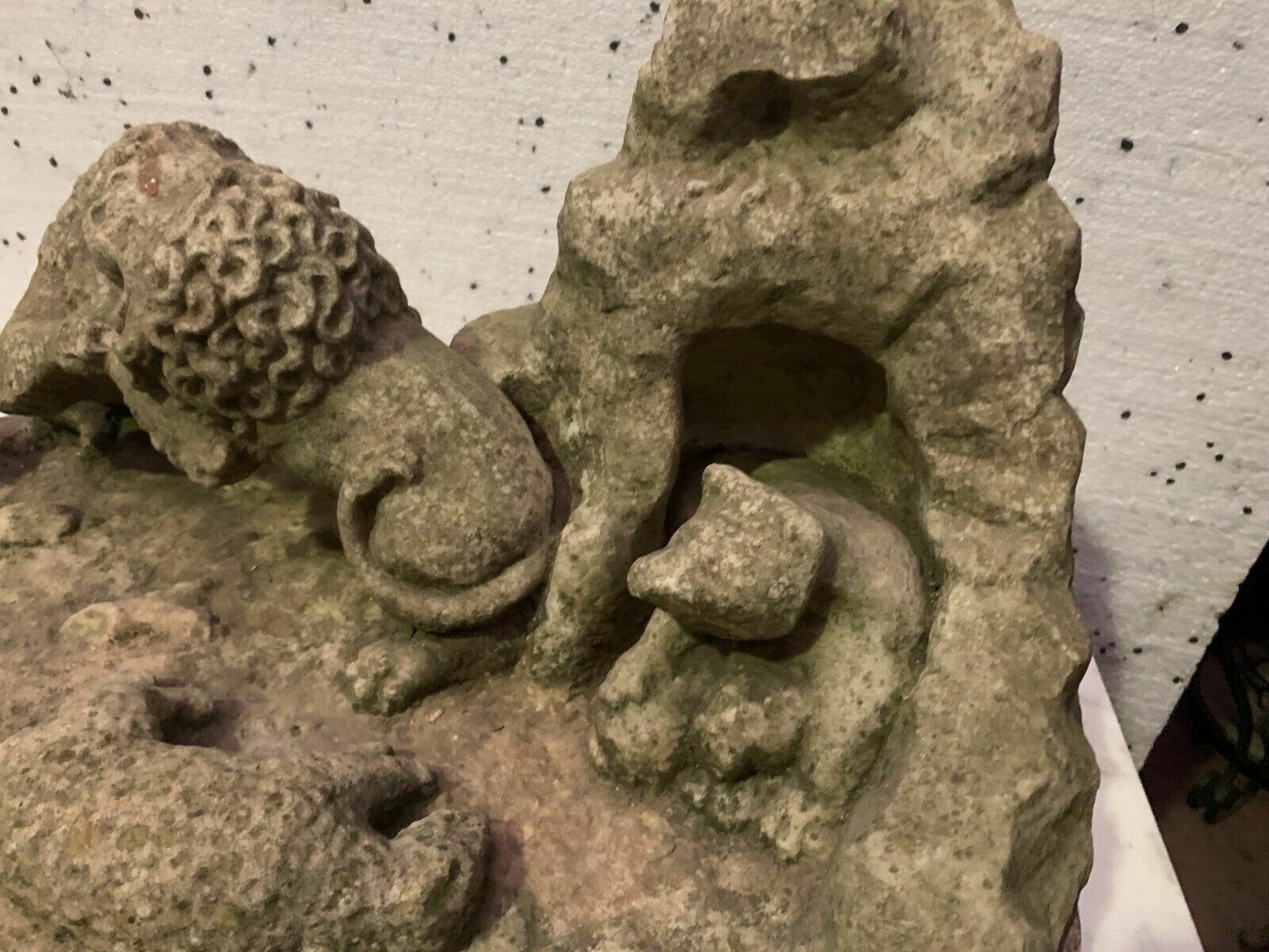 Sculpted Marble Group (Lion Fight) 20th Century photo furniture