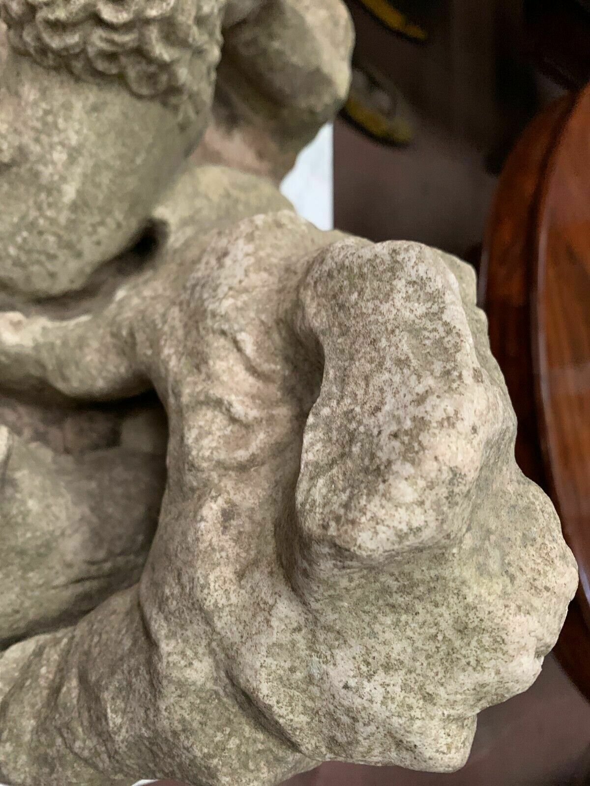 photo for sale Sculpted Marble Group (Lion Fight) 20th Century