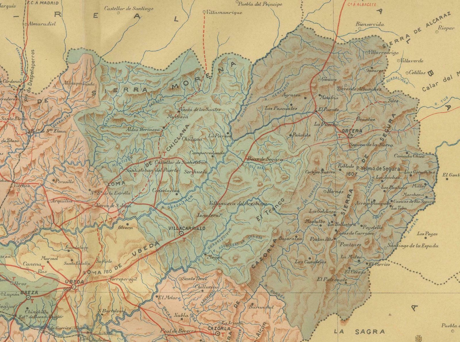 Jaén 1902: A Cartographic Depiction Of Andalusia's Olive Heartland photo for sale